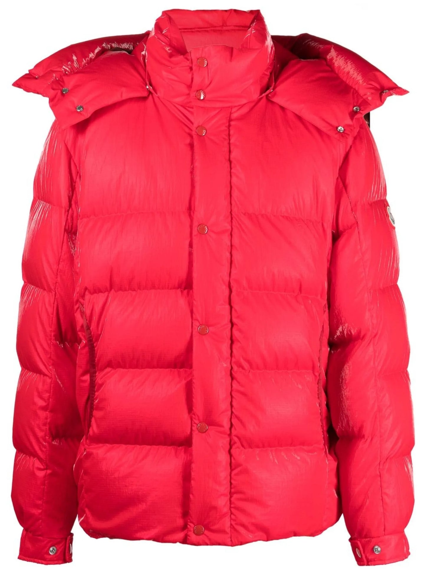 padded-design zipped-up jacket