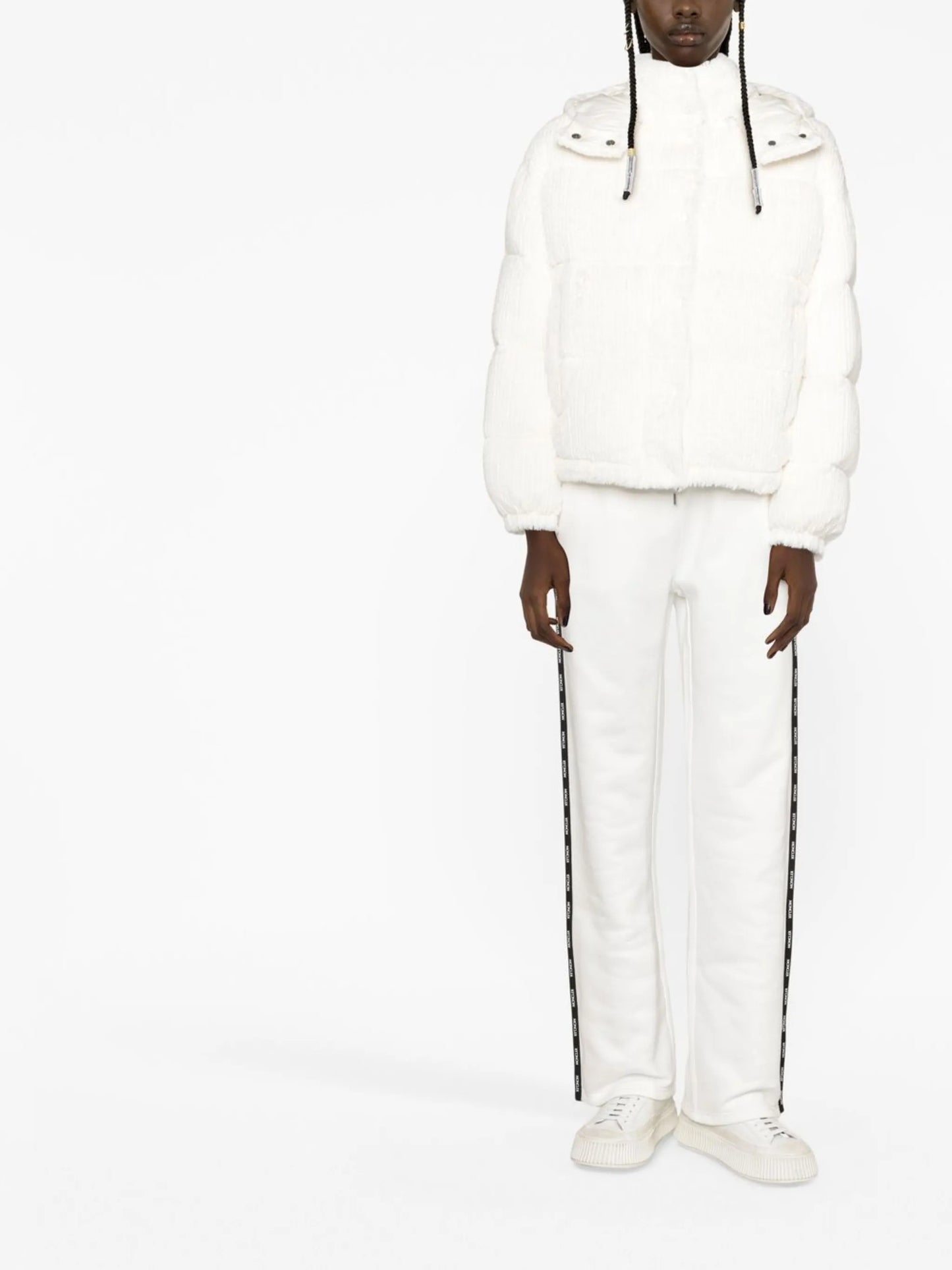 padded hooded jacket