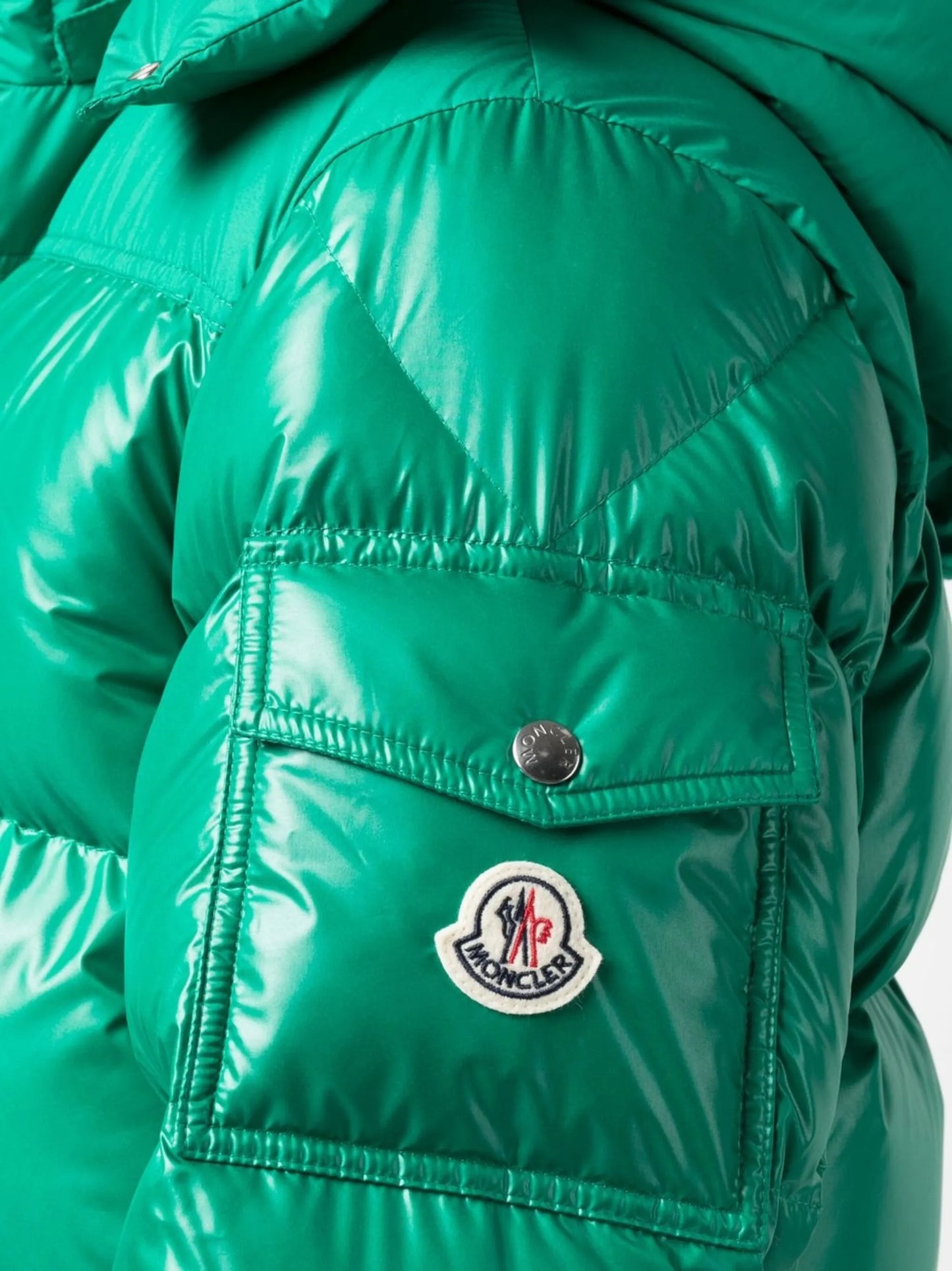 feather-down hooded puffer jacket
