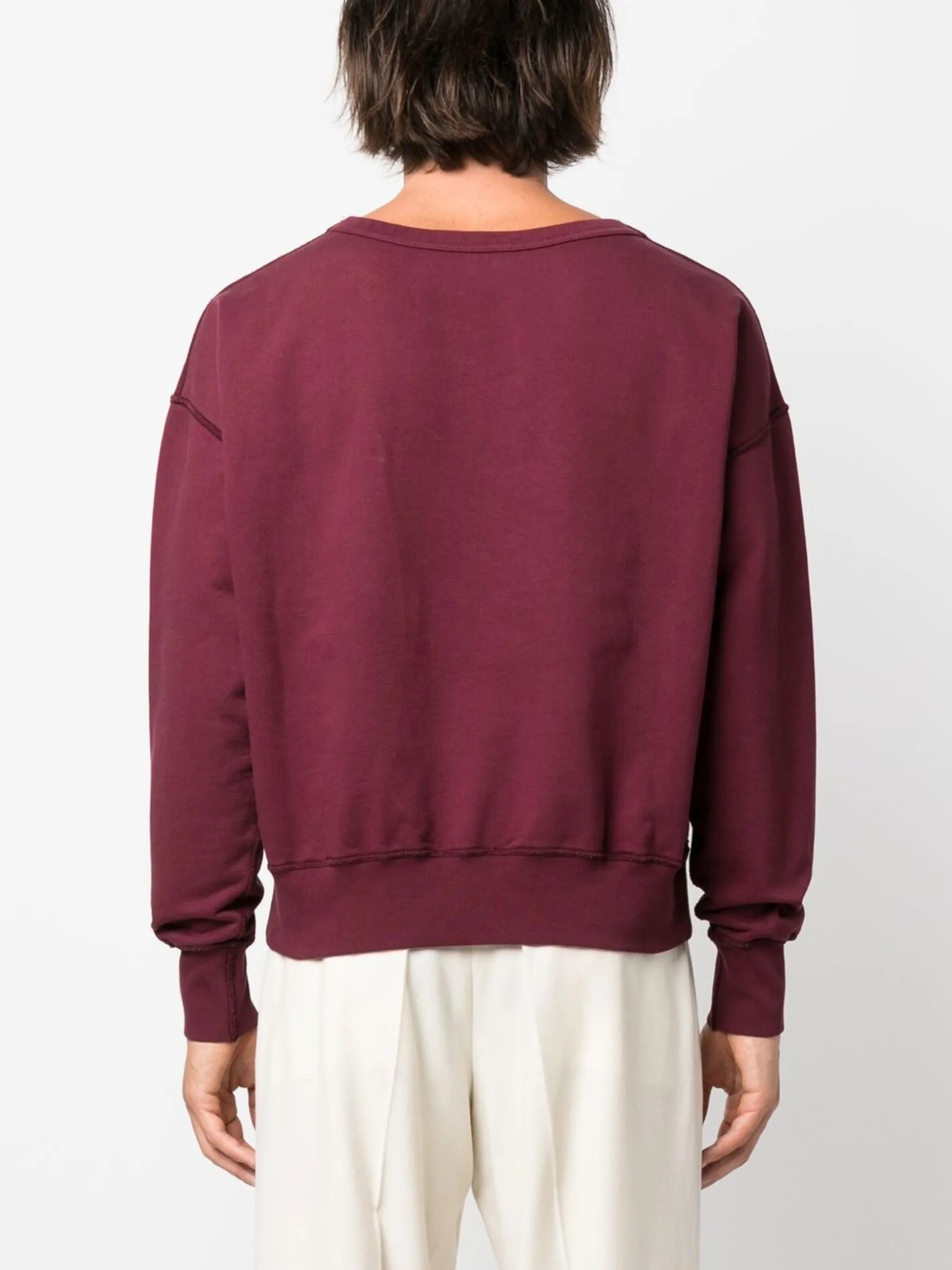 embroidered-logo detail sweatshirt