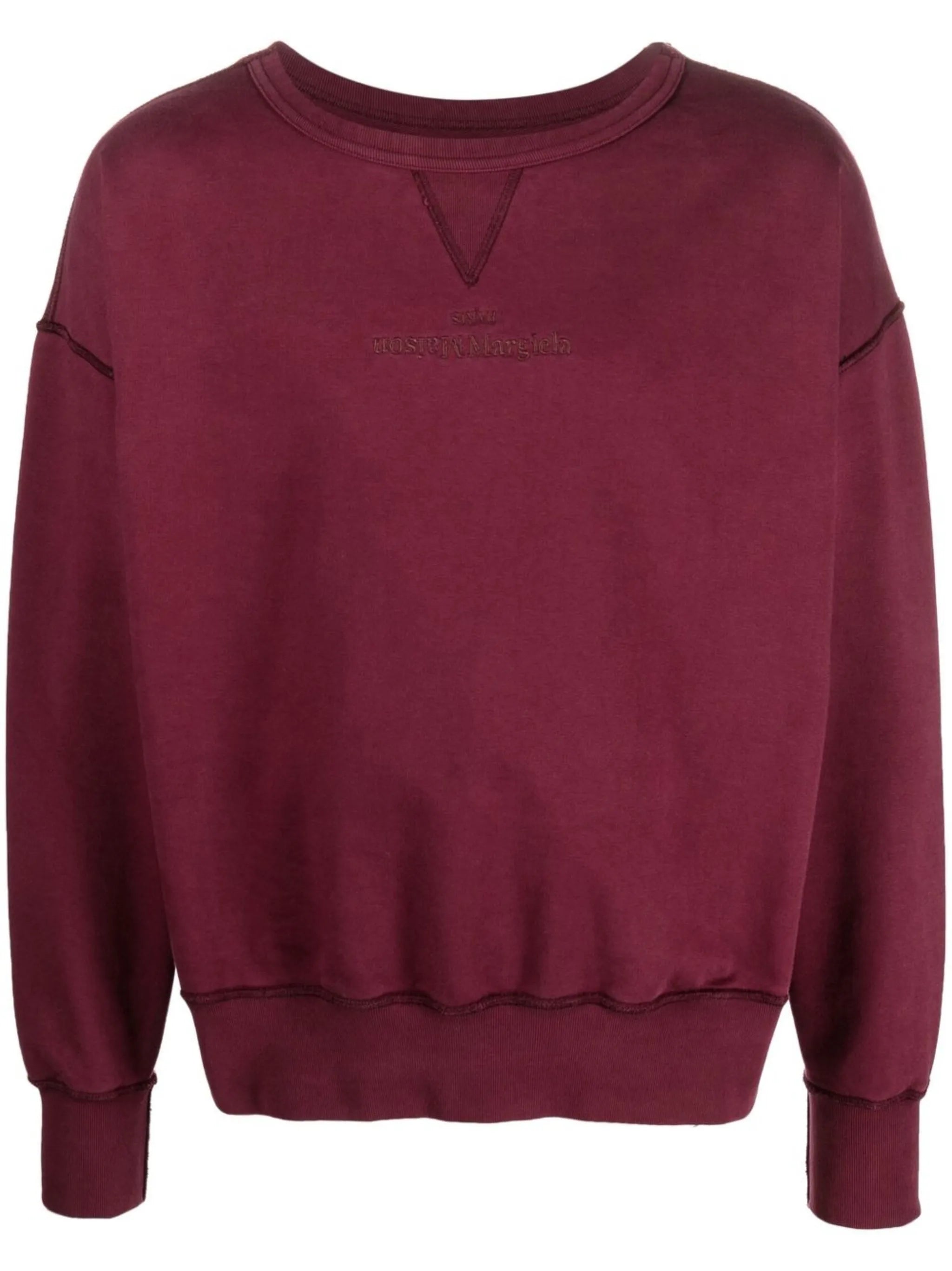 embroidered-logo detail sweatshirt