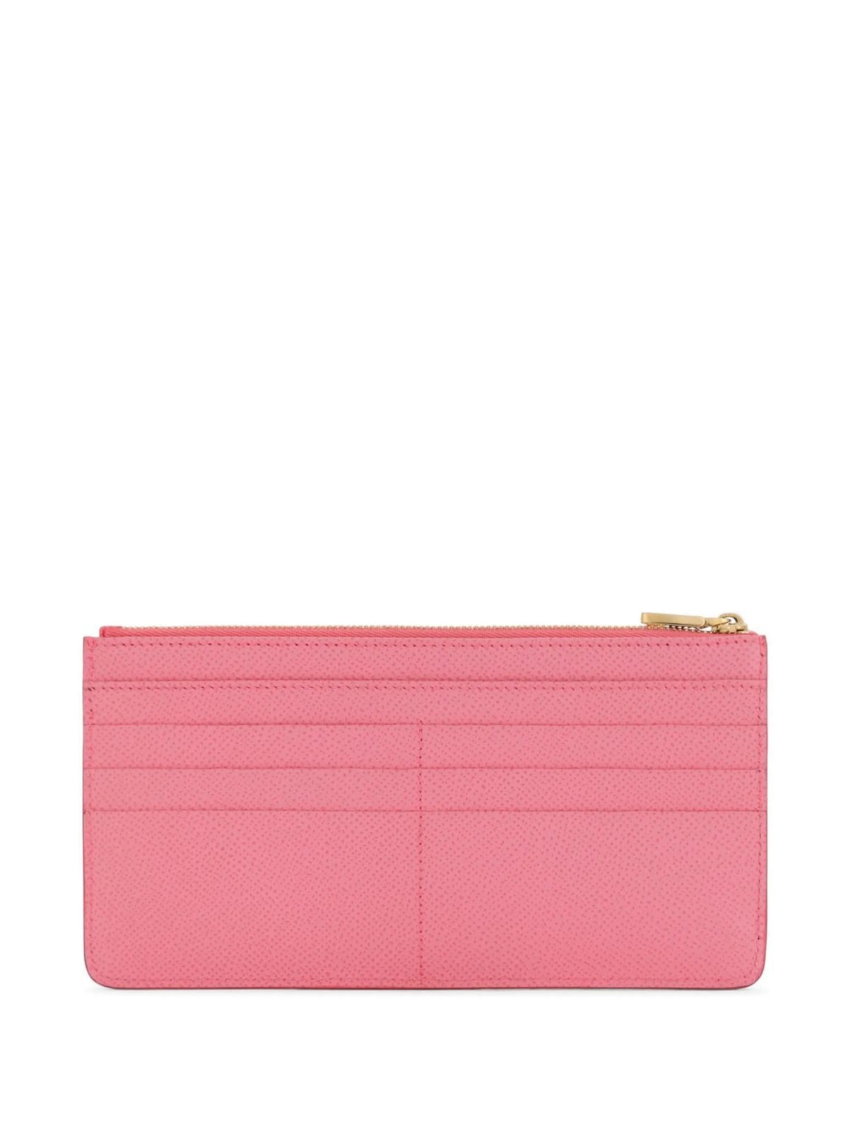 logo-tag leather card holder