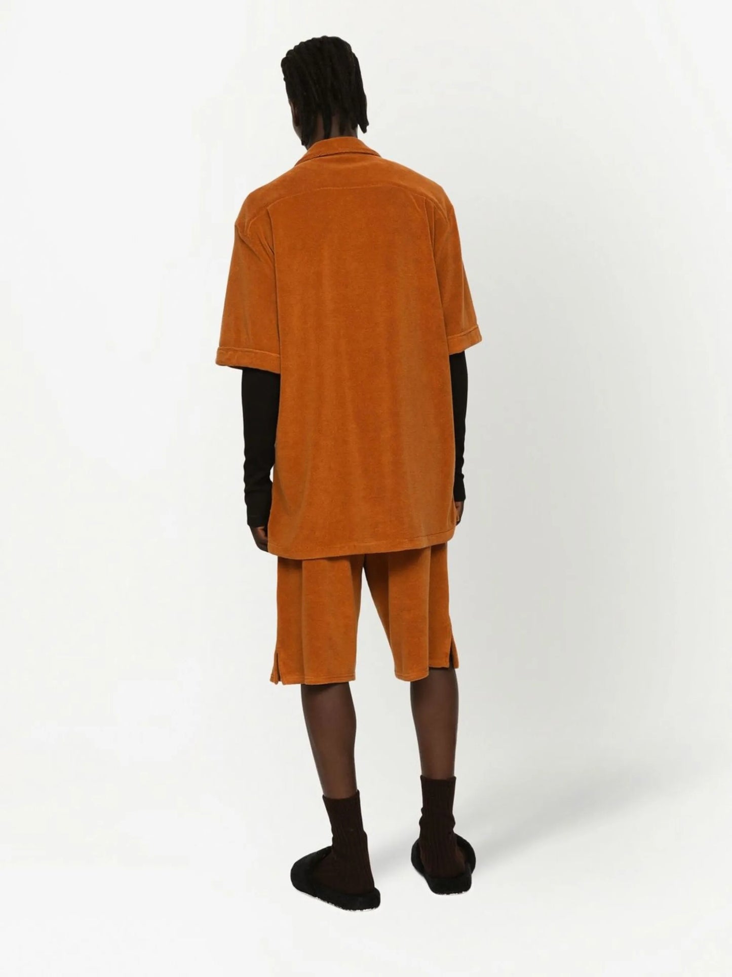 terry-cloth effect shirt