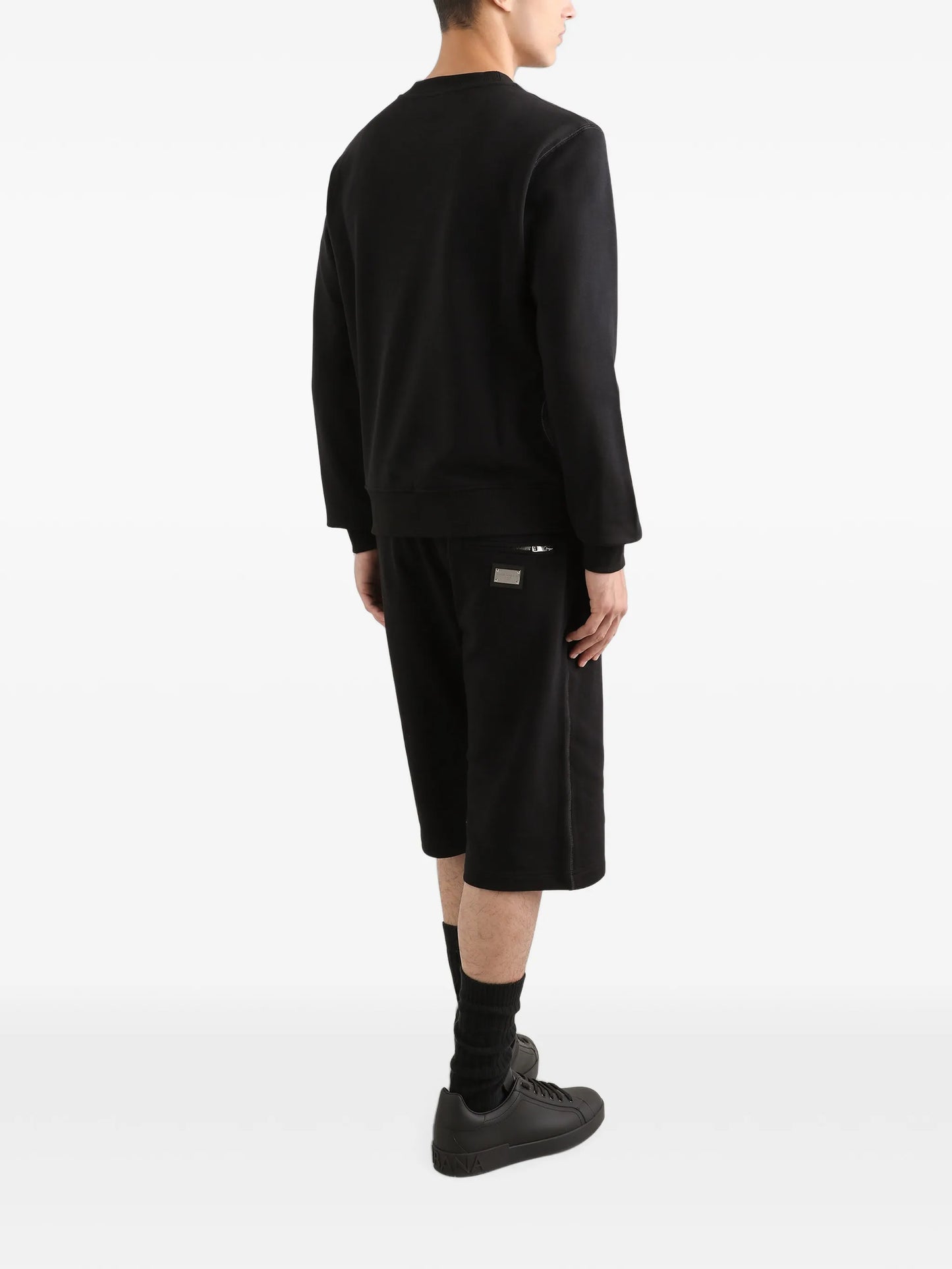 logo-tag track shorts