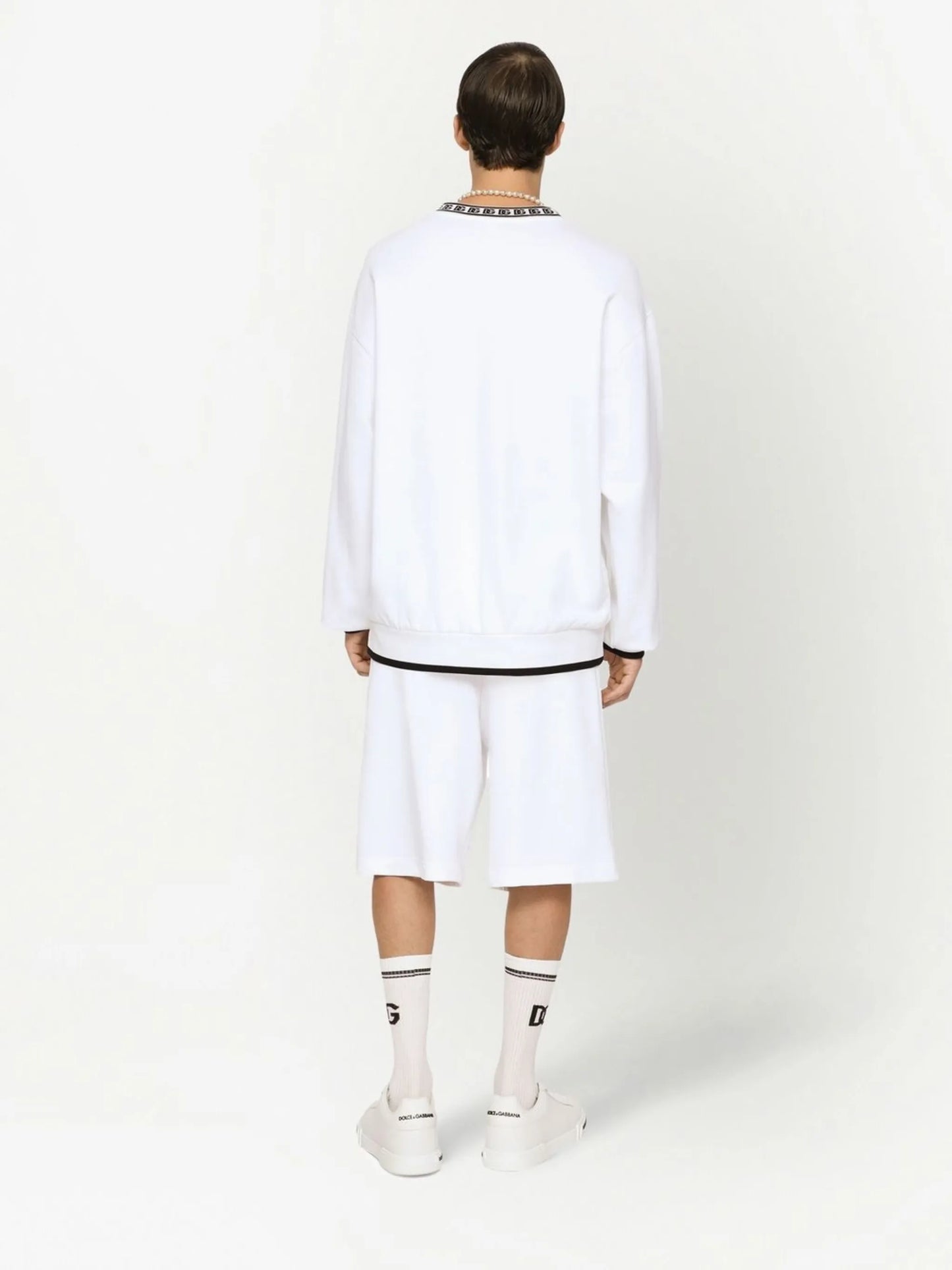 logo-print bermuda shorts