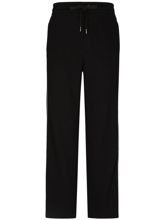 logo-tape track pants