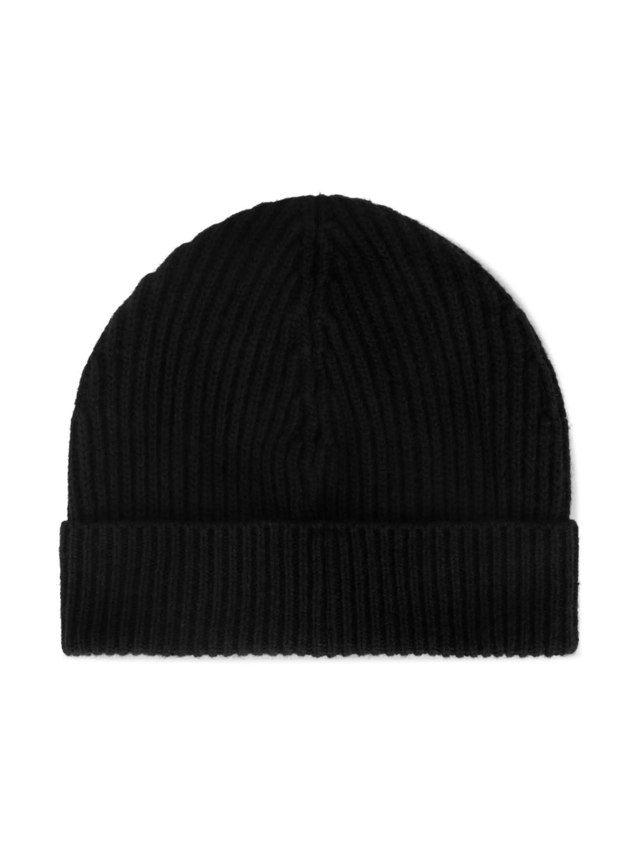logo-tag cashmere-wool beanie