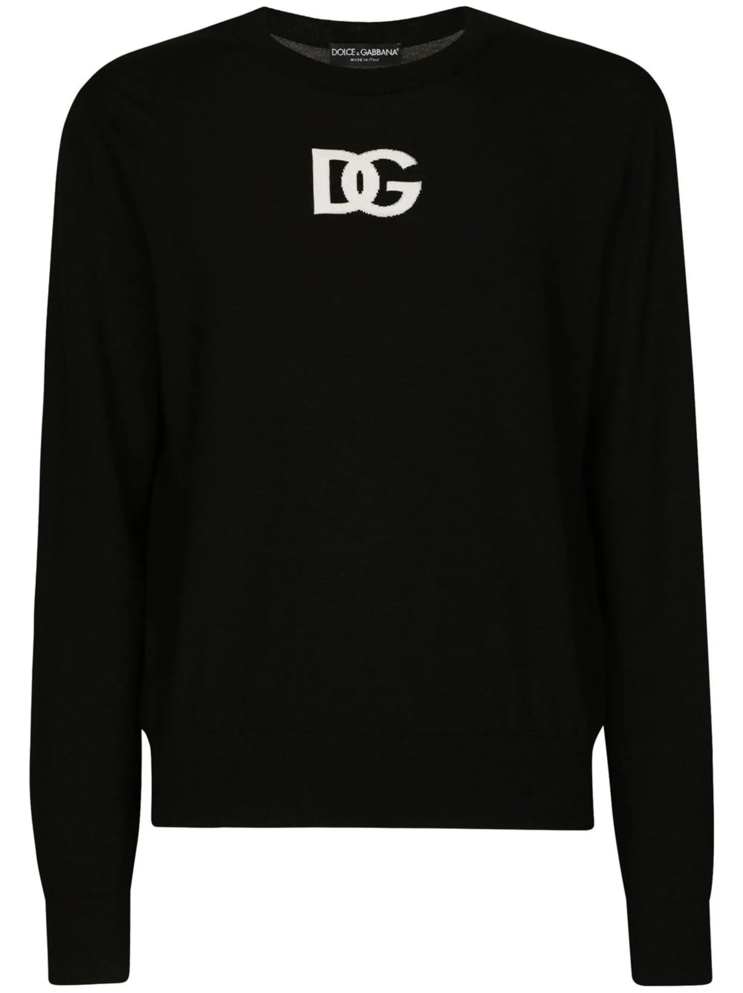 DG-logo intarsia wool jumper