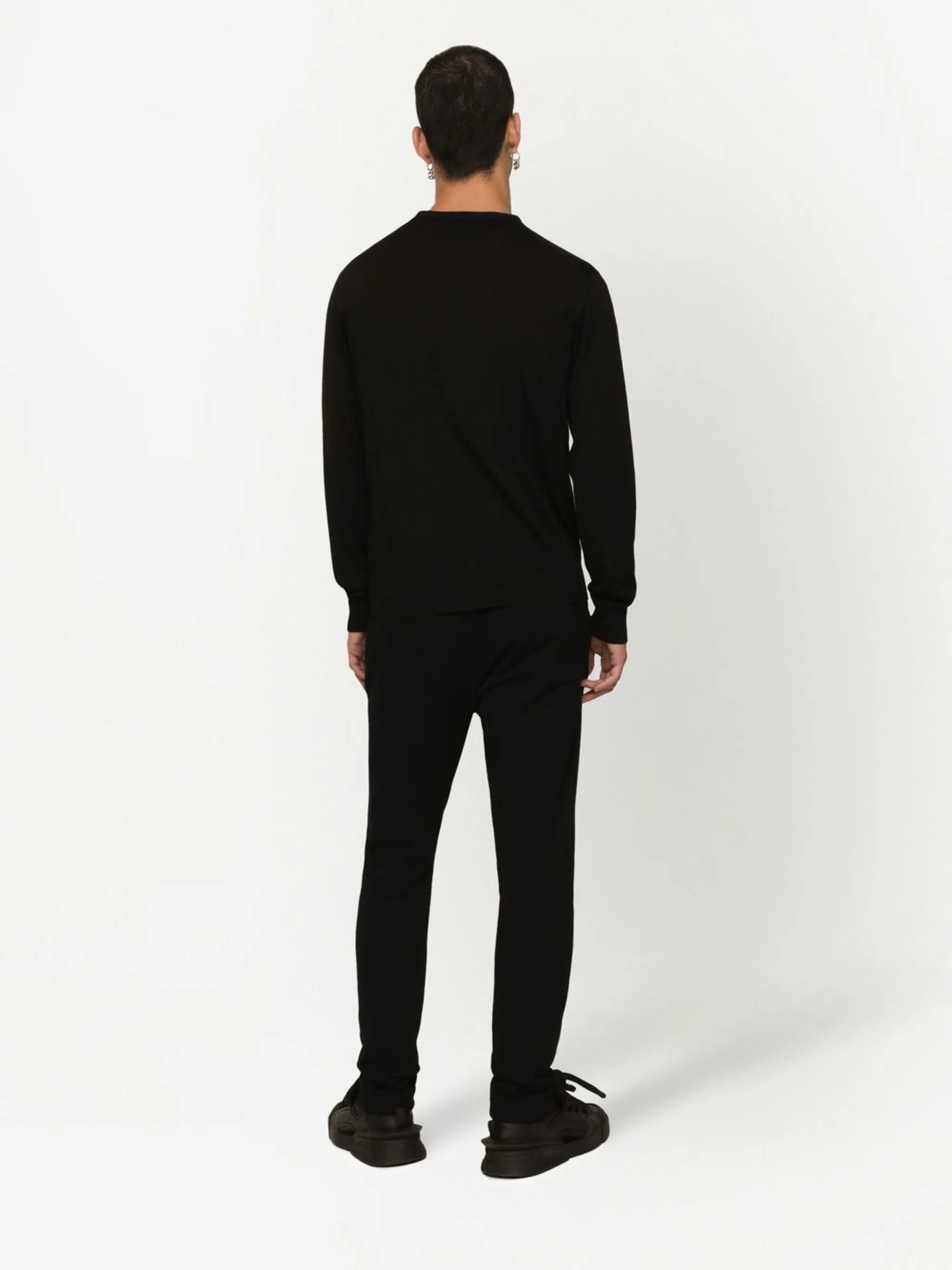 DG-logo intarsia wool jumper