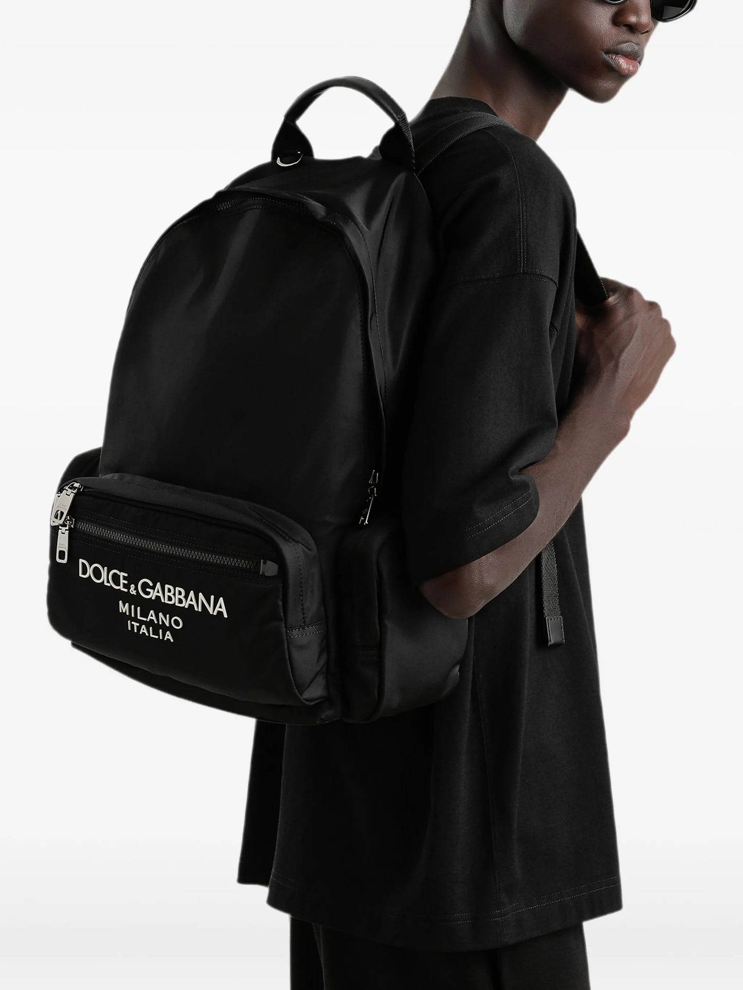 logo-stamp backpack