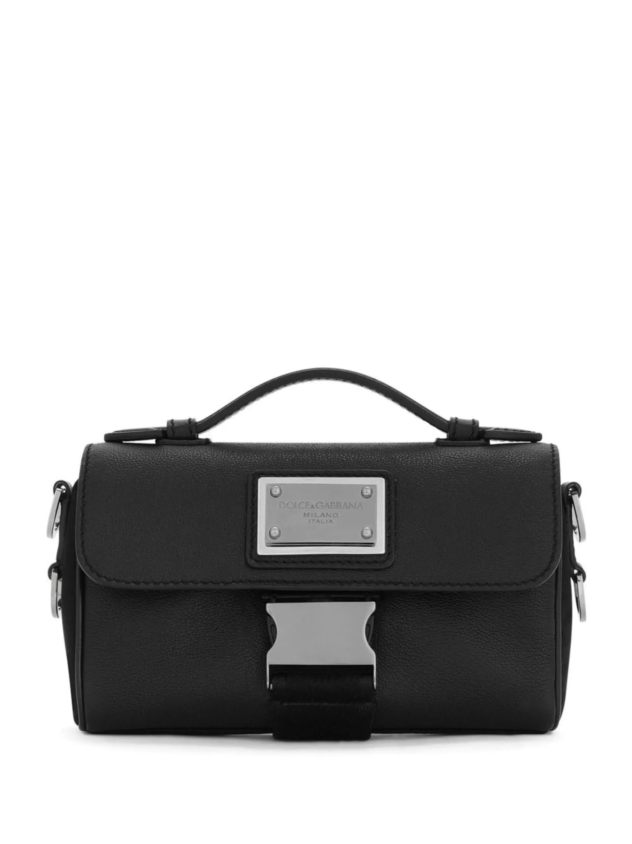 logo-plaque shoulder bag