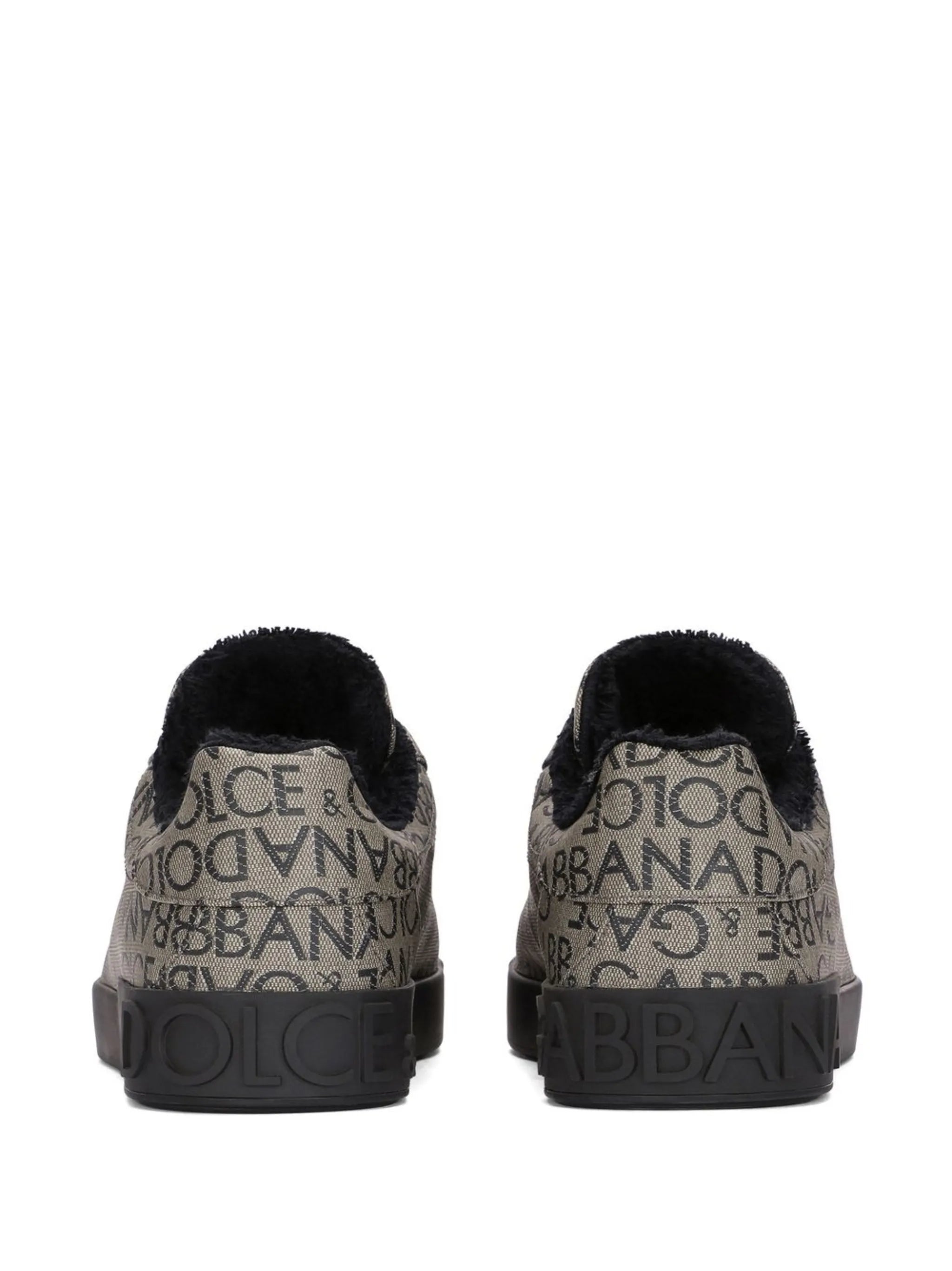 logo-print lace-up sneakers