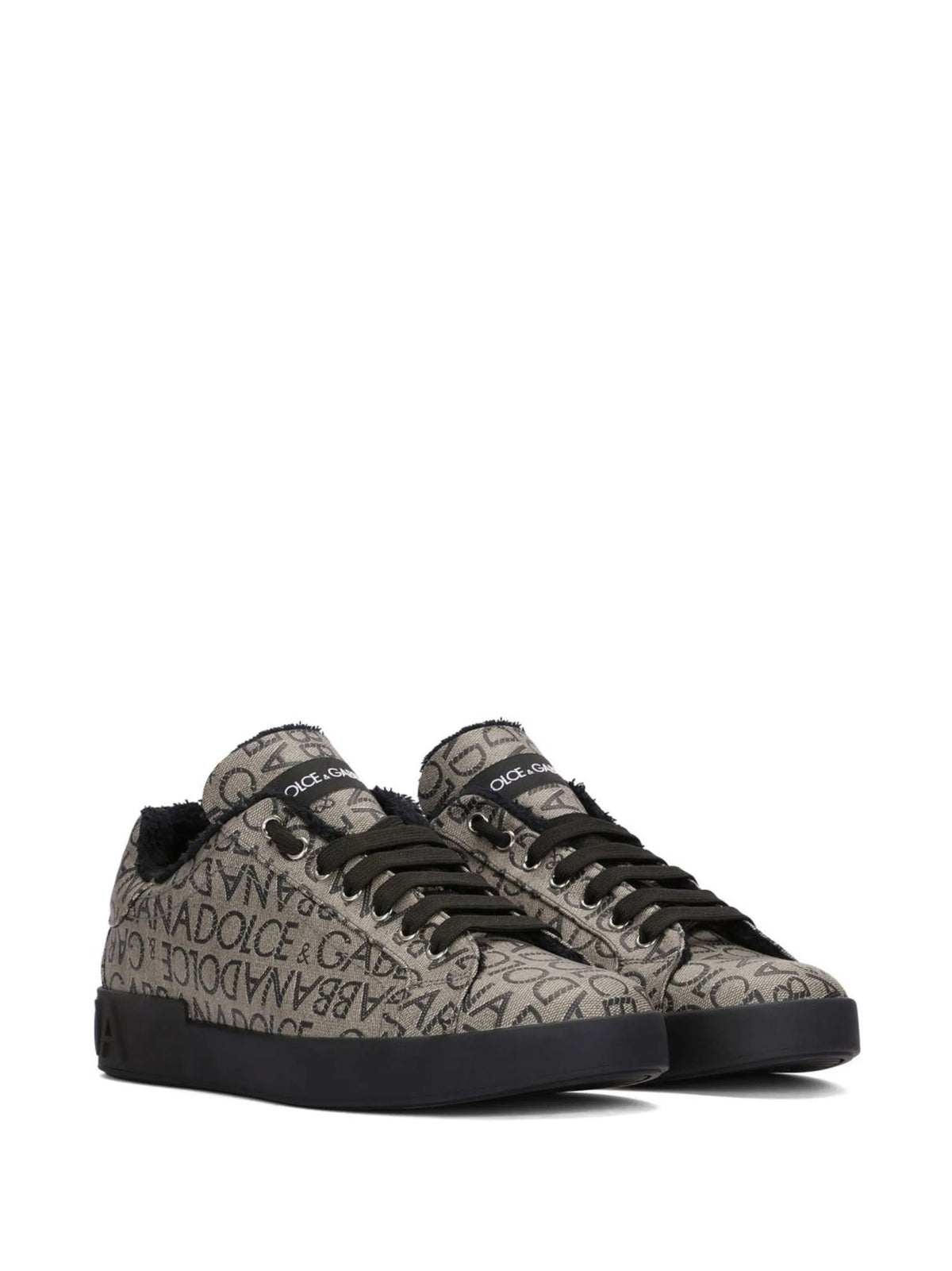 logo-print lace-up sneakers
