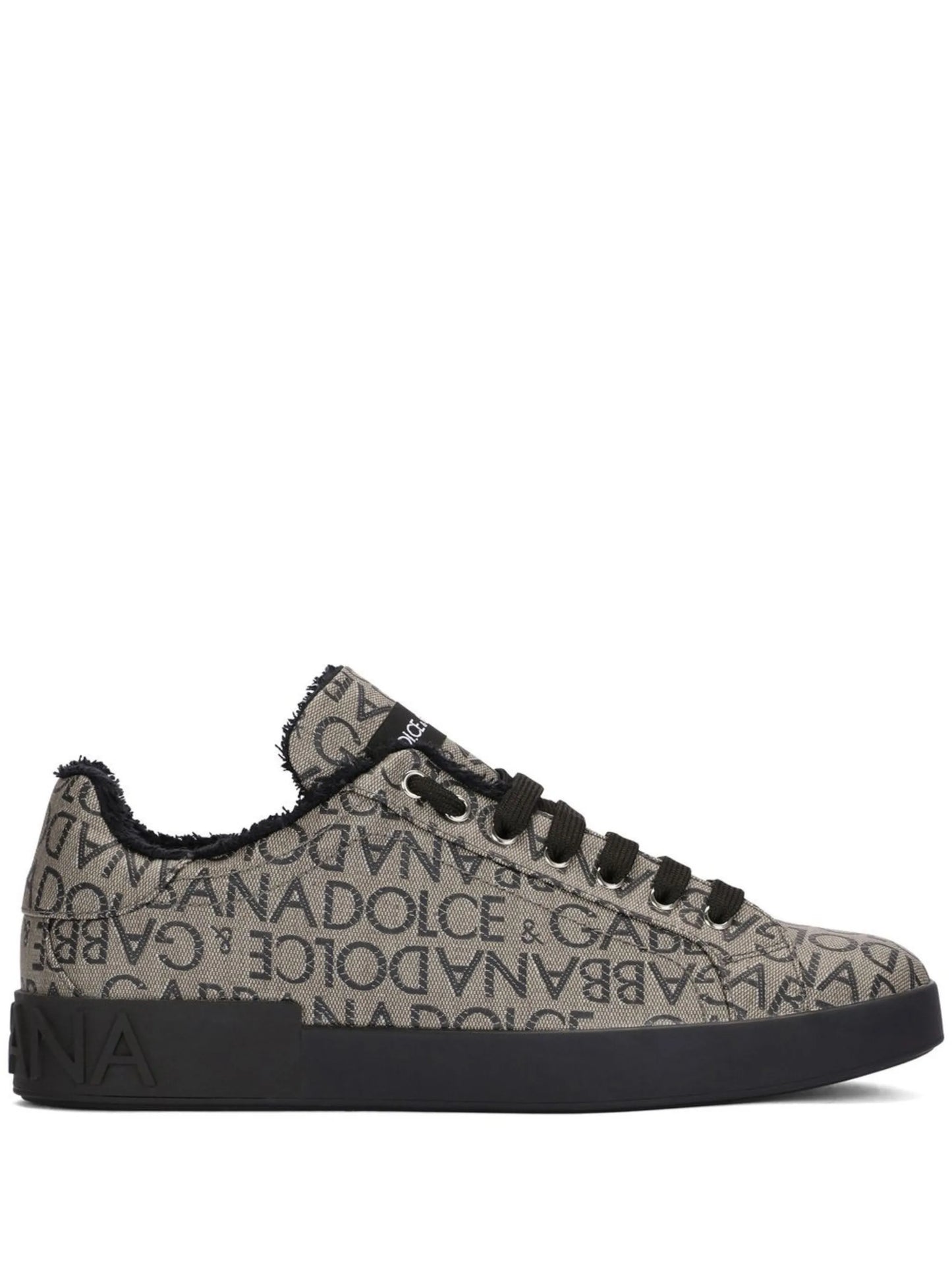 logo-print lace-up sneakers