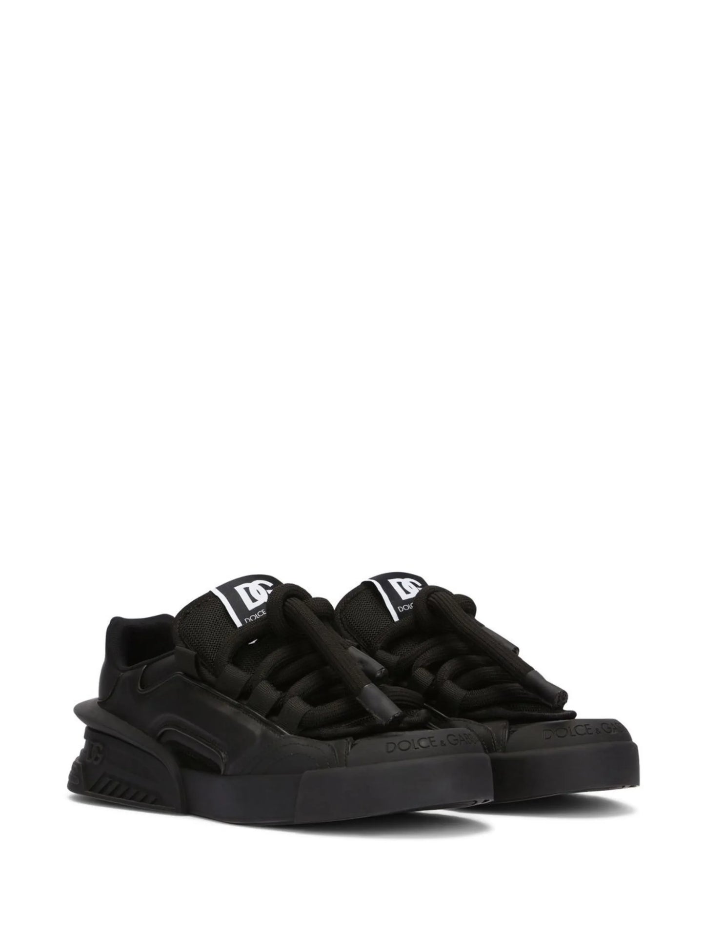 logo-patch low-top sneakers