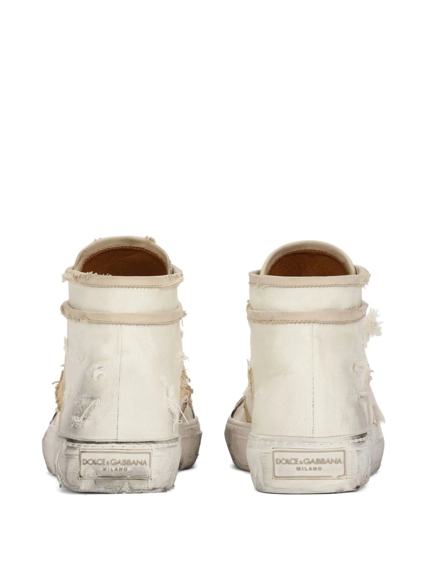 lace-up mid-top sneakers
