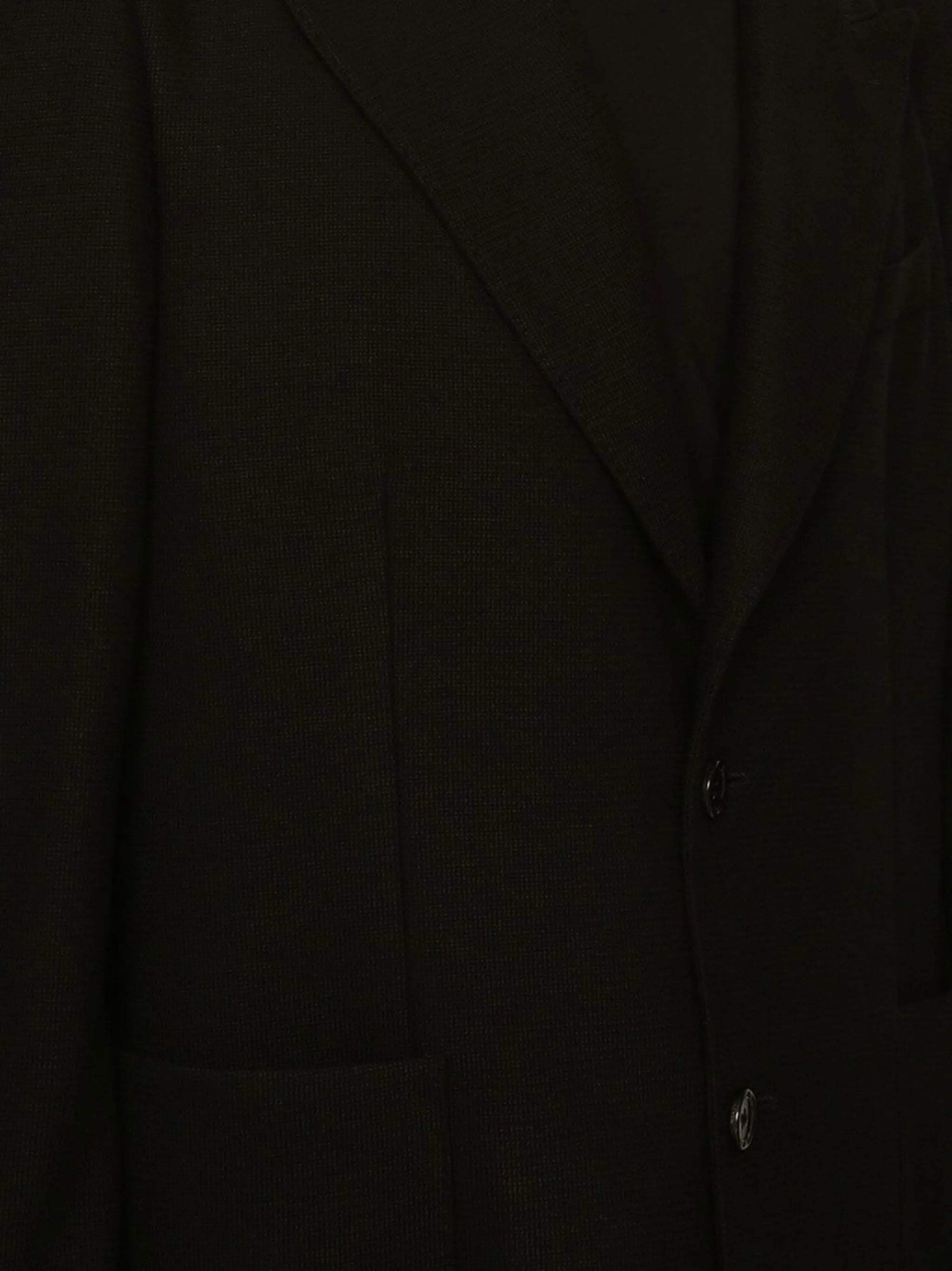 single-breasted fine-knit blazer