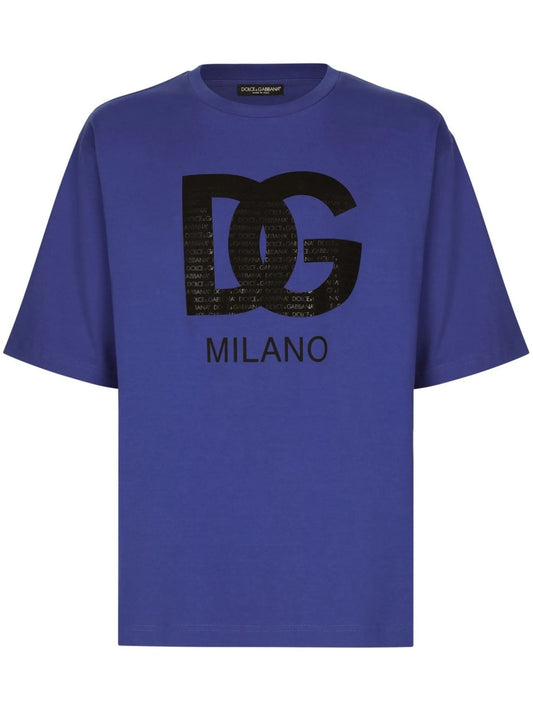 logo-print cotton T-shirt