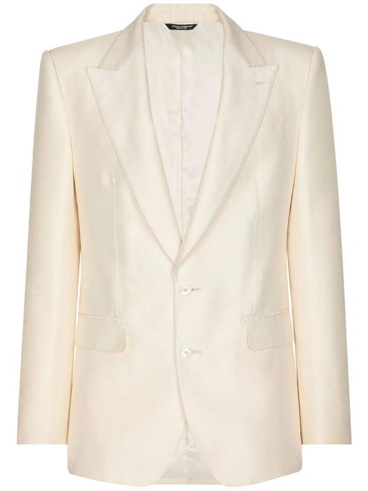 Sicilia-fit silk faille single-breasted suit