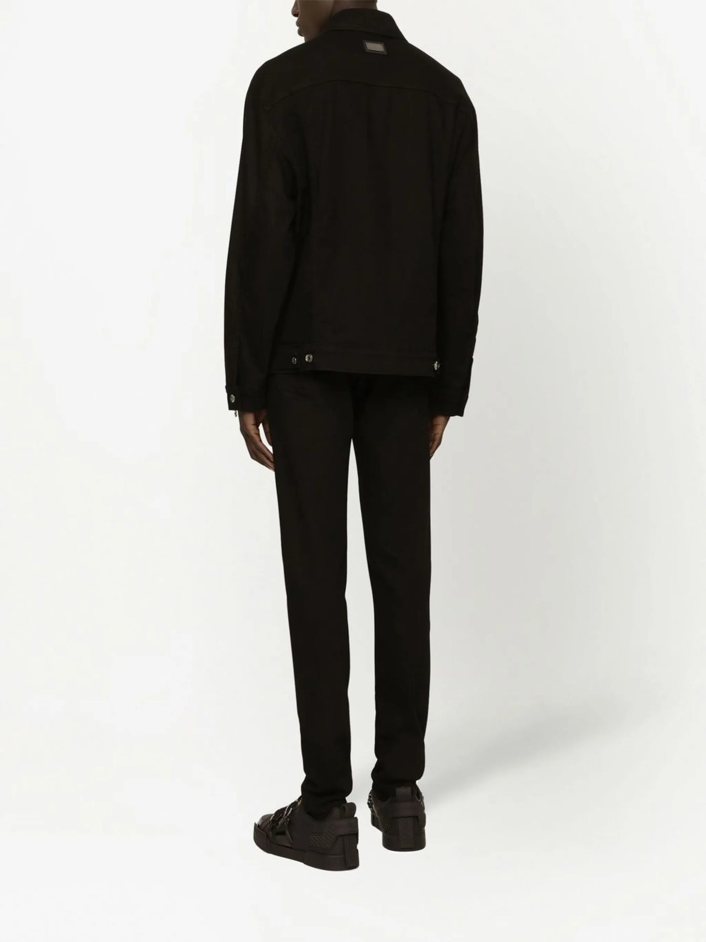 logo-appliqué skinny jeans