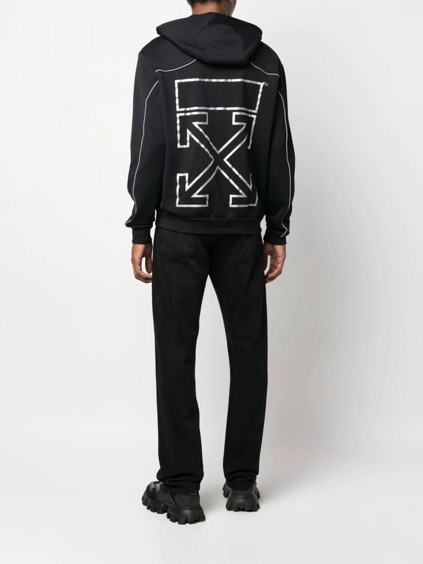 Arrows motif hoodie
