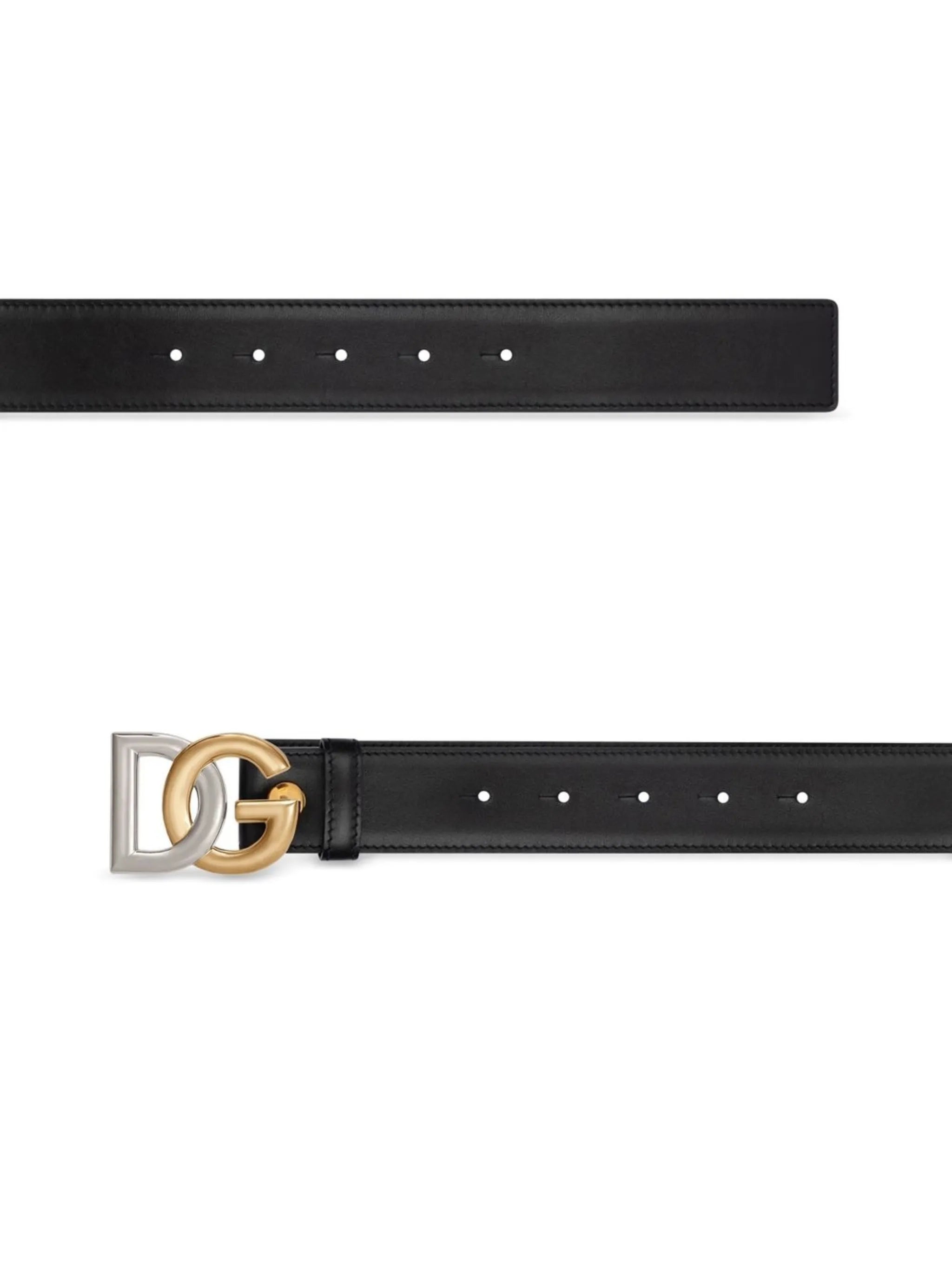 DG-logo leather belt