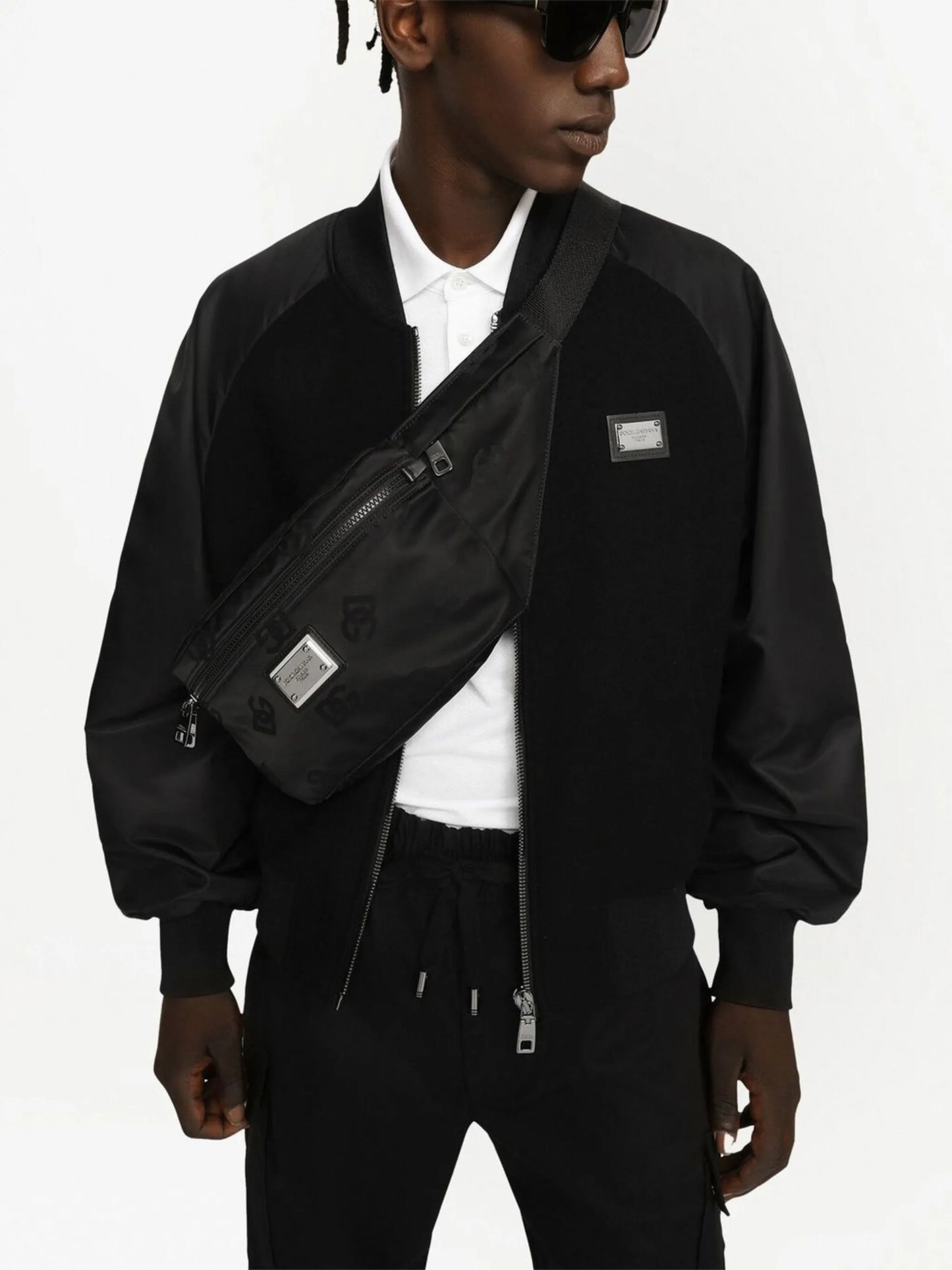 logo-tag belt bag