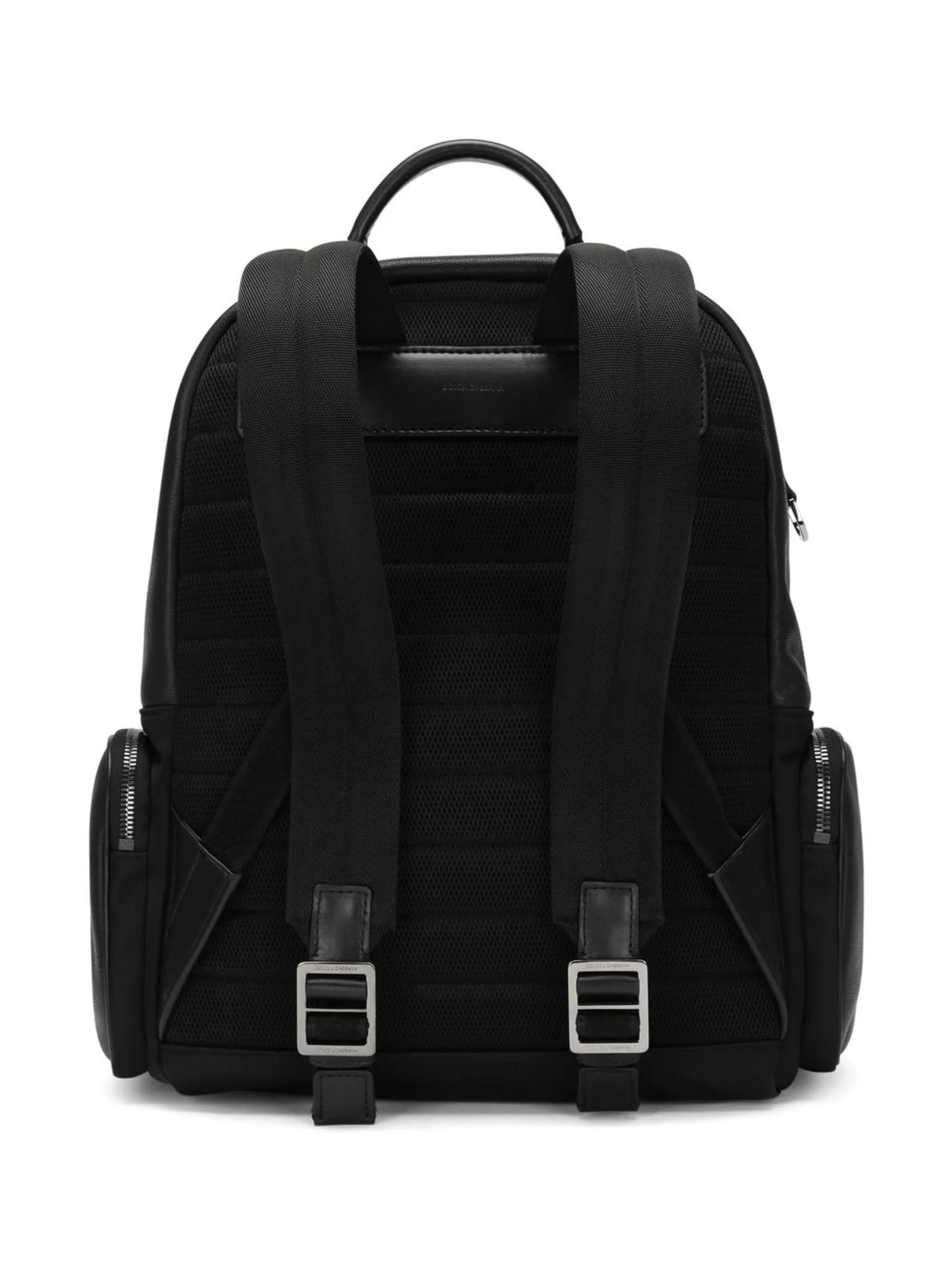 logo-tag leather backpack