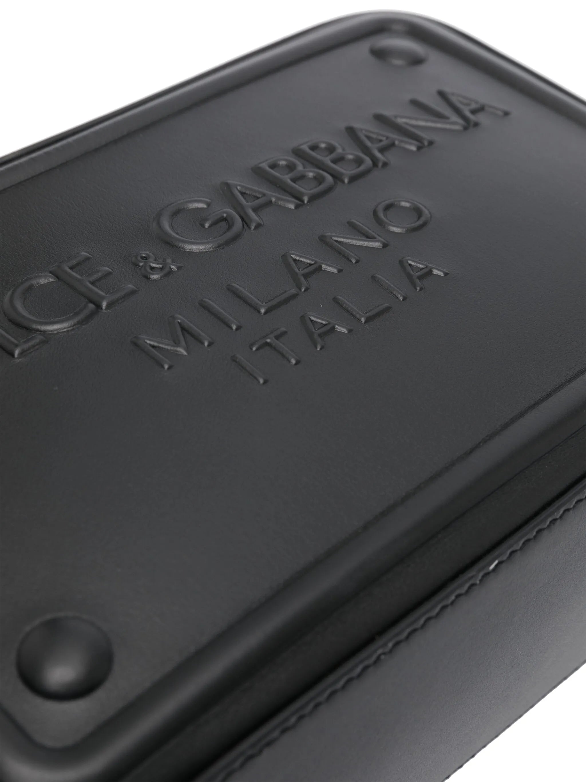 raised-logo shoulder bag