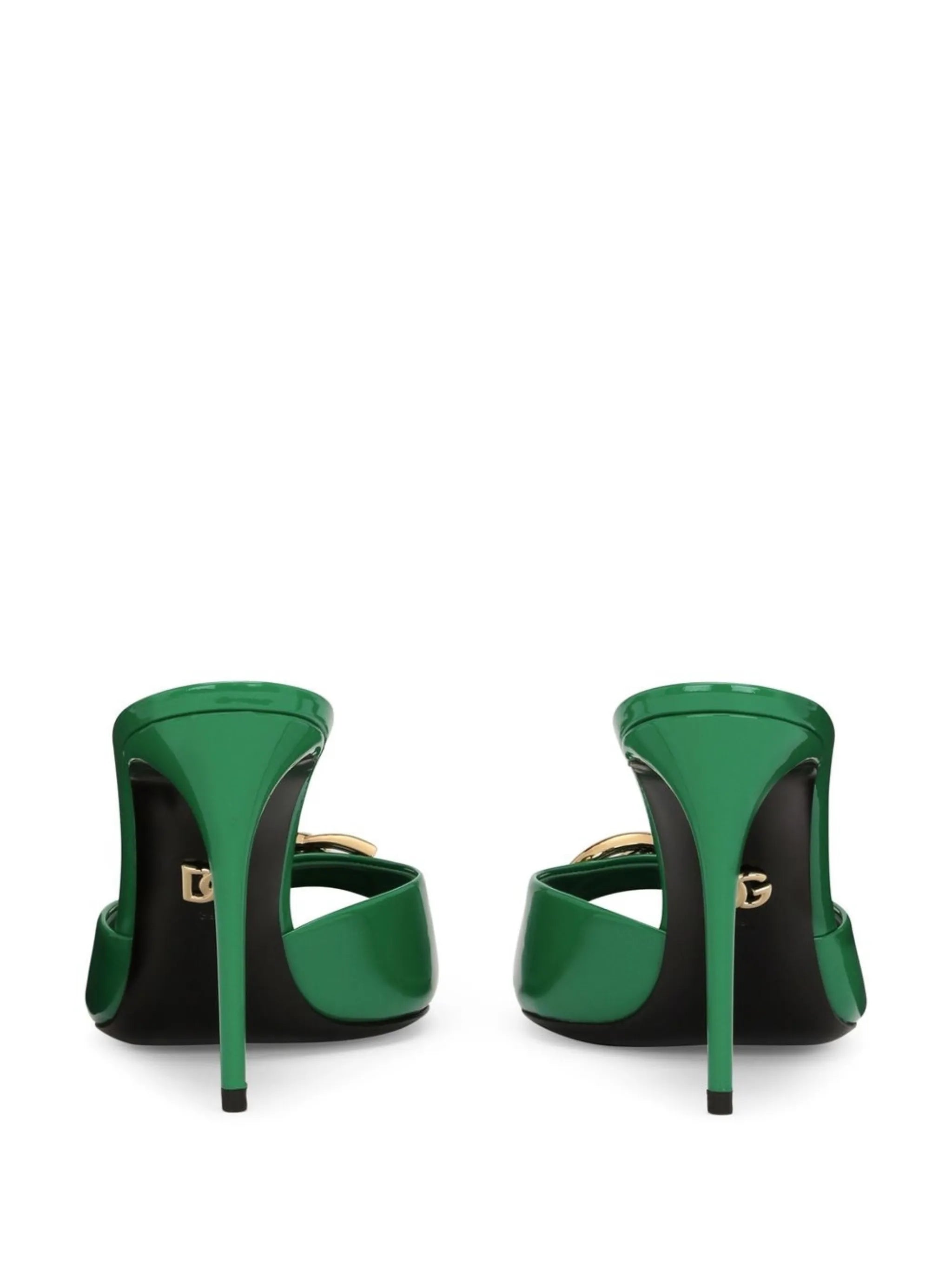 85mm patent-leather sandals