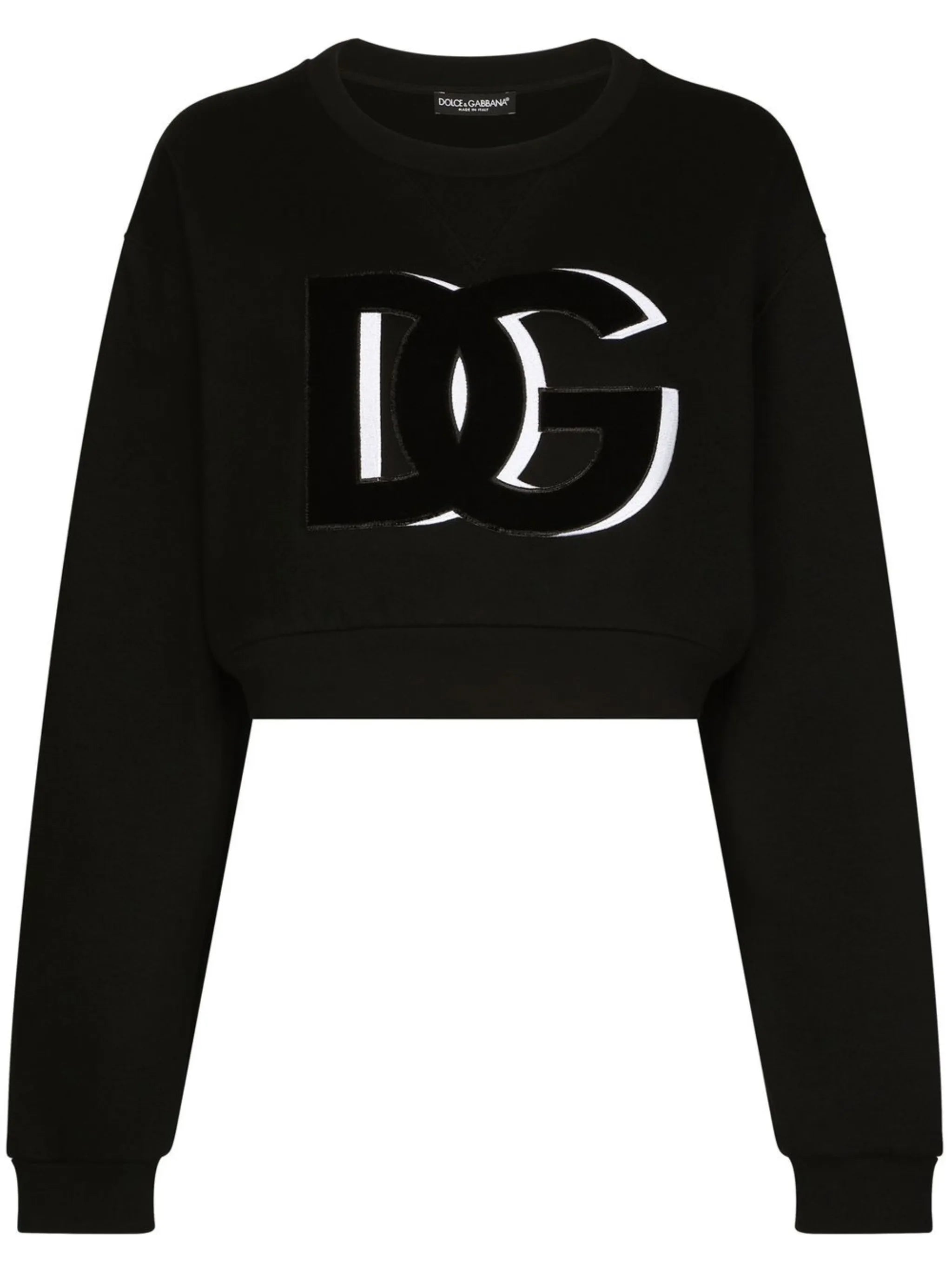 DG-logo cropped sweatshirt