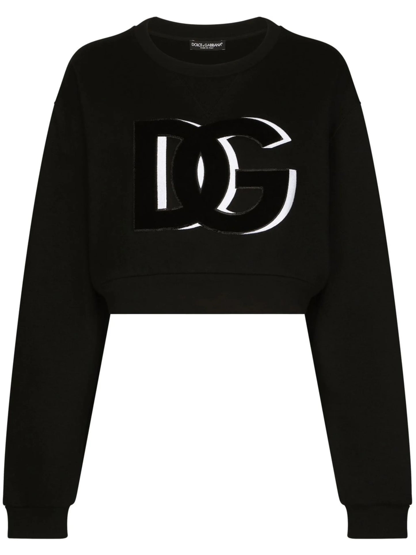 DG-logo cropped sweatshirt