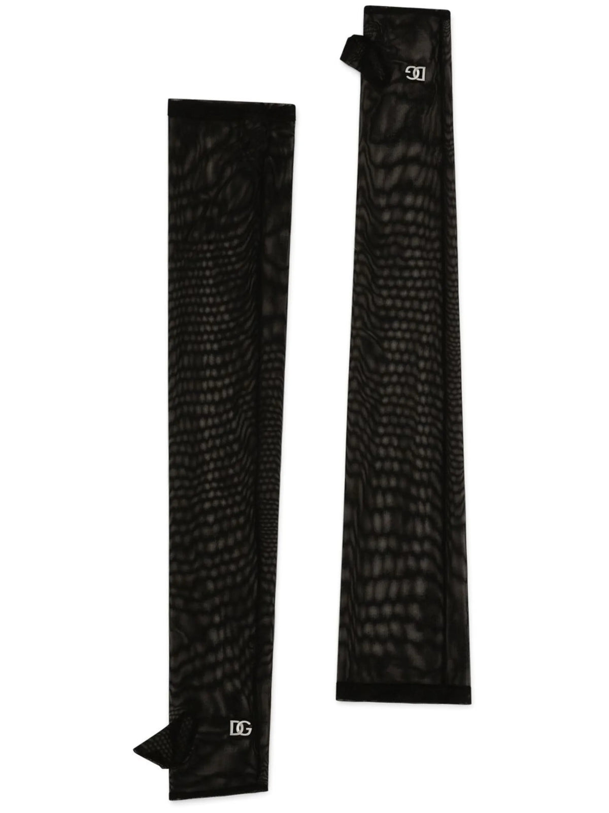 long tulle gloves