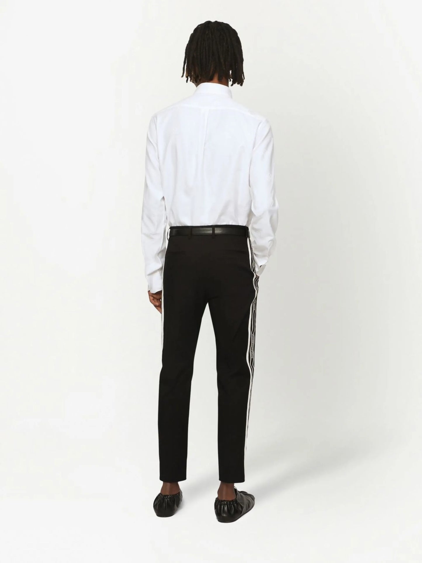 Martini-fit jacquard shirt
