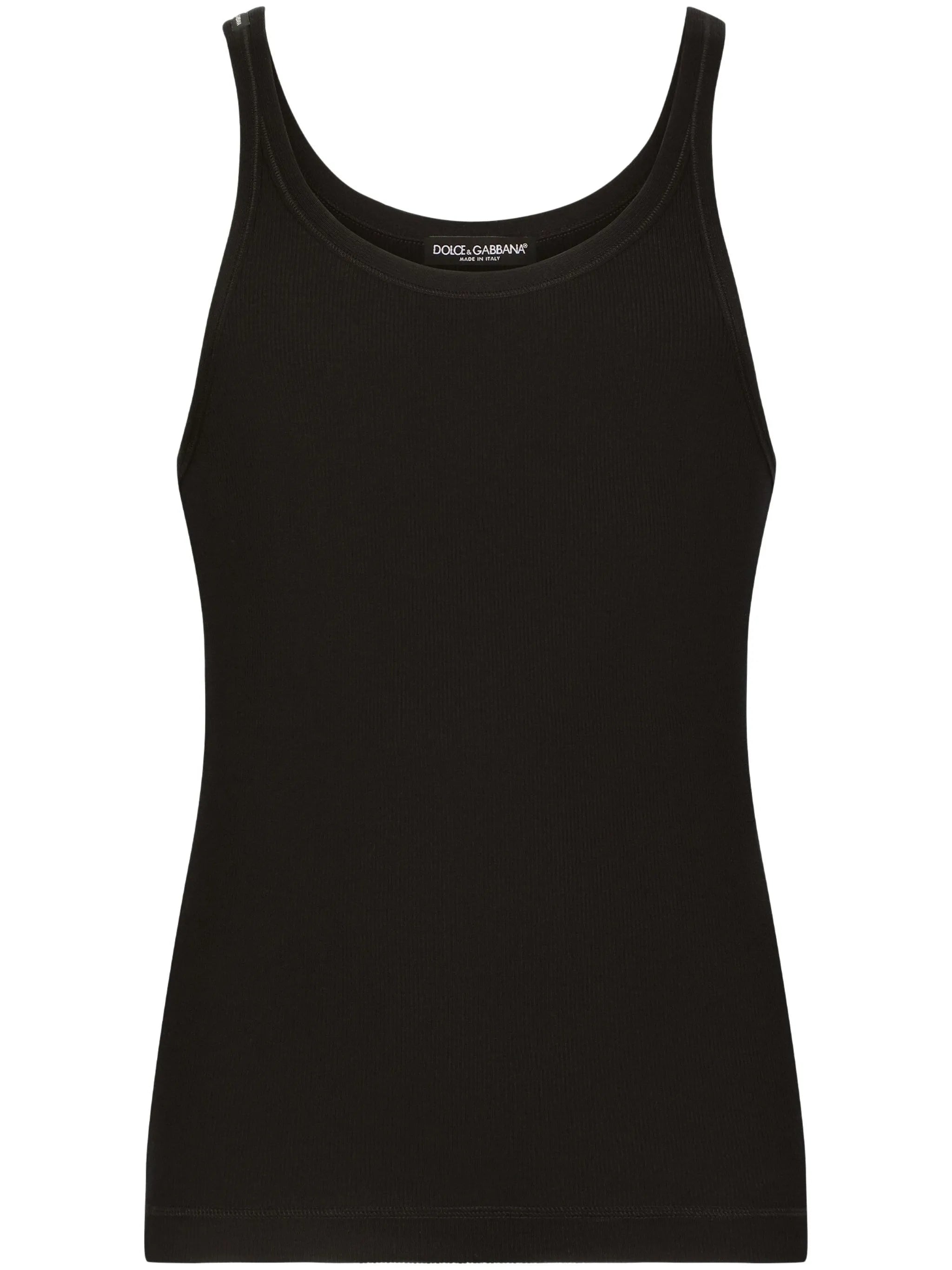 fine-rib tank top