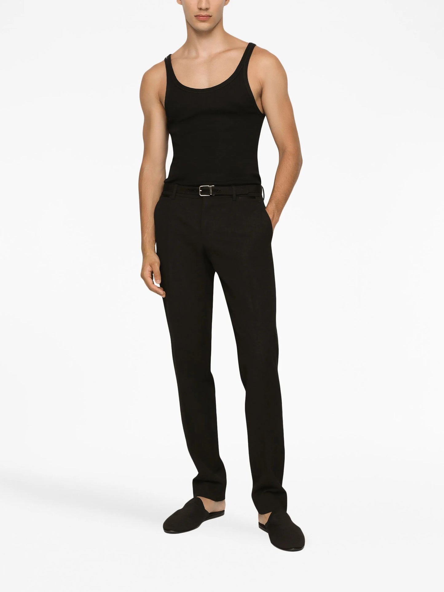 fine-rib tank top
