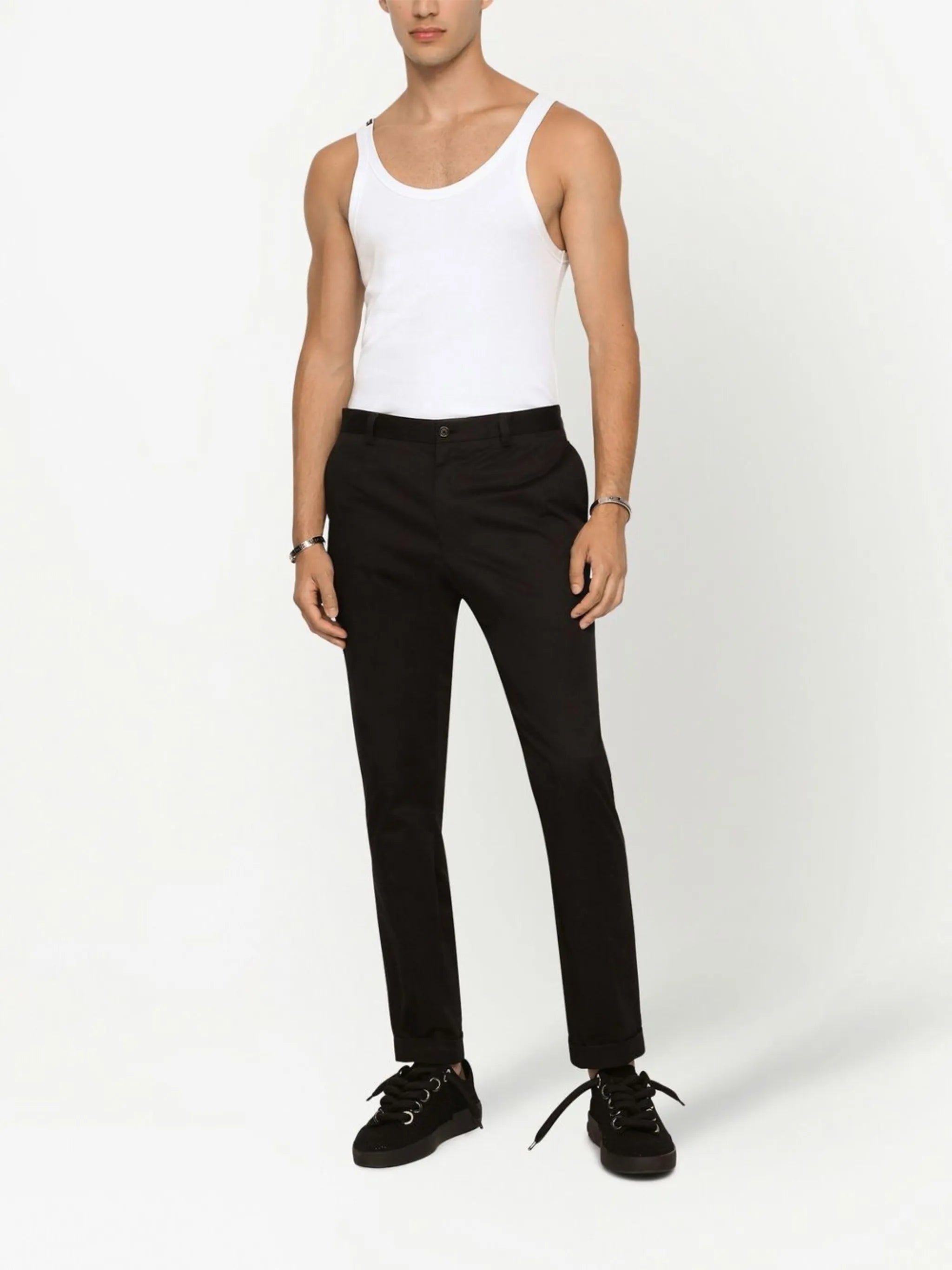 ribbed sleeveless top