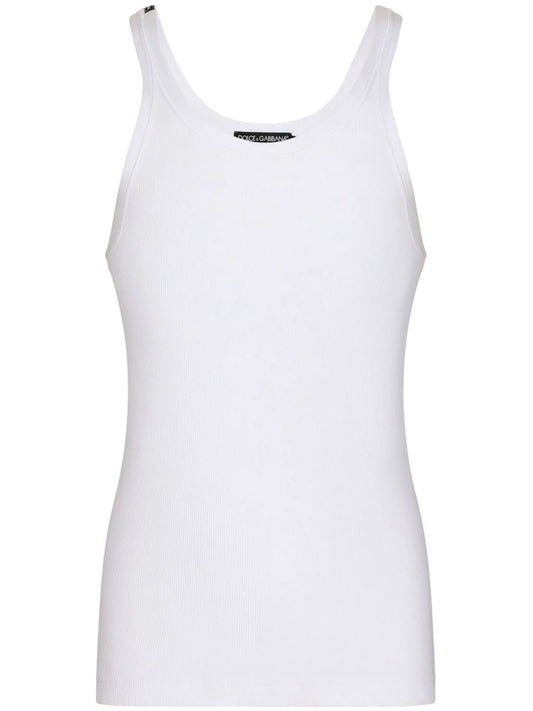 ribbed sleeveless top