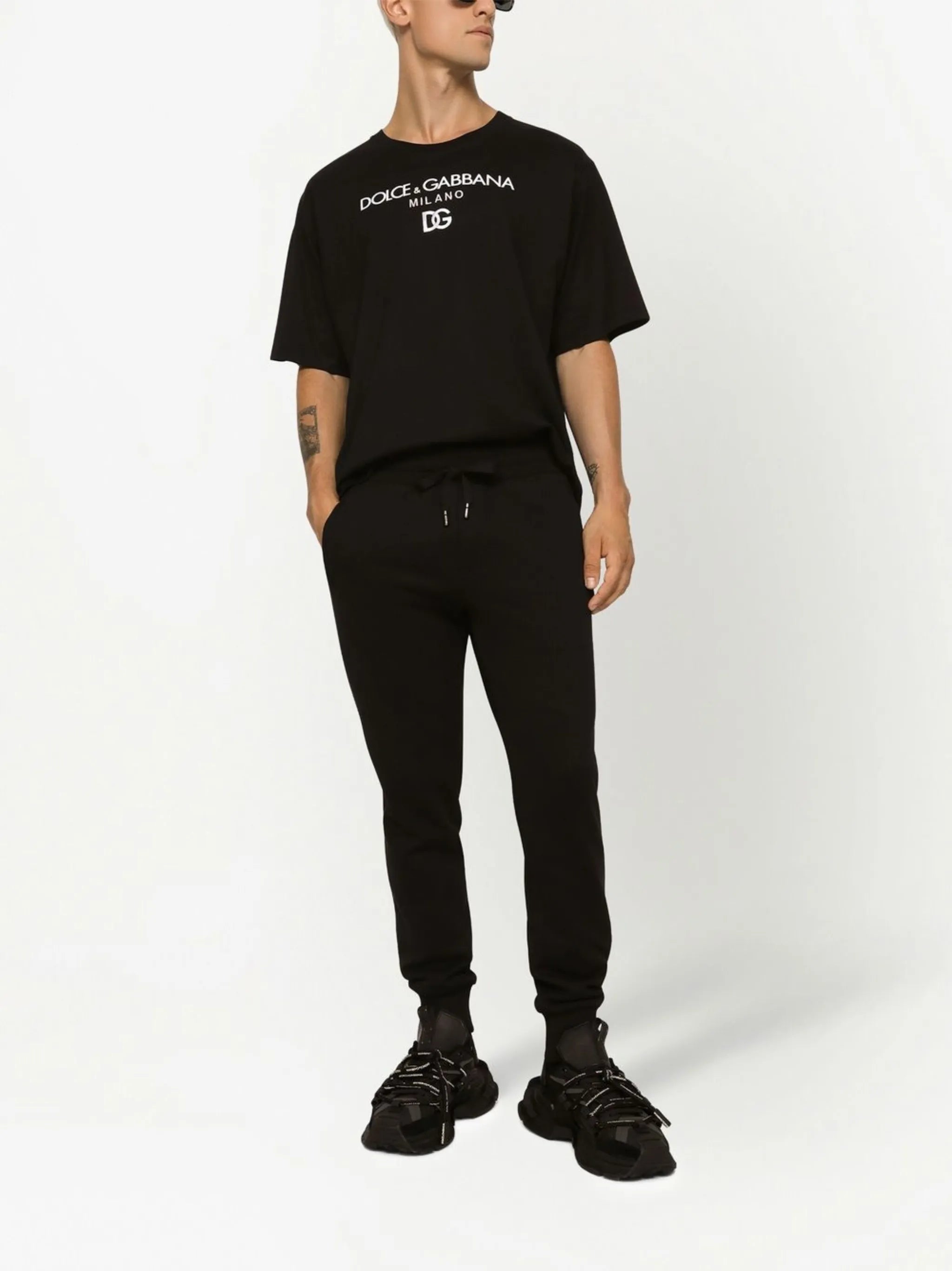 logo-embroidered cotton T-shirt