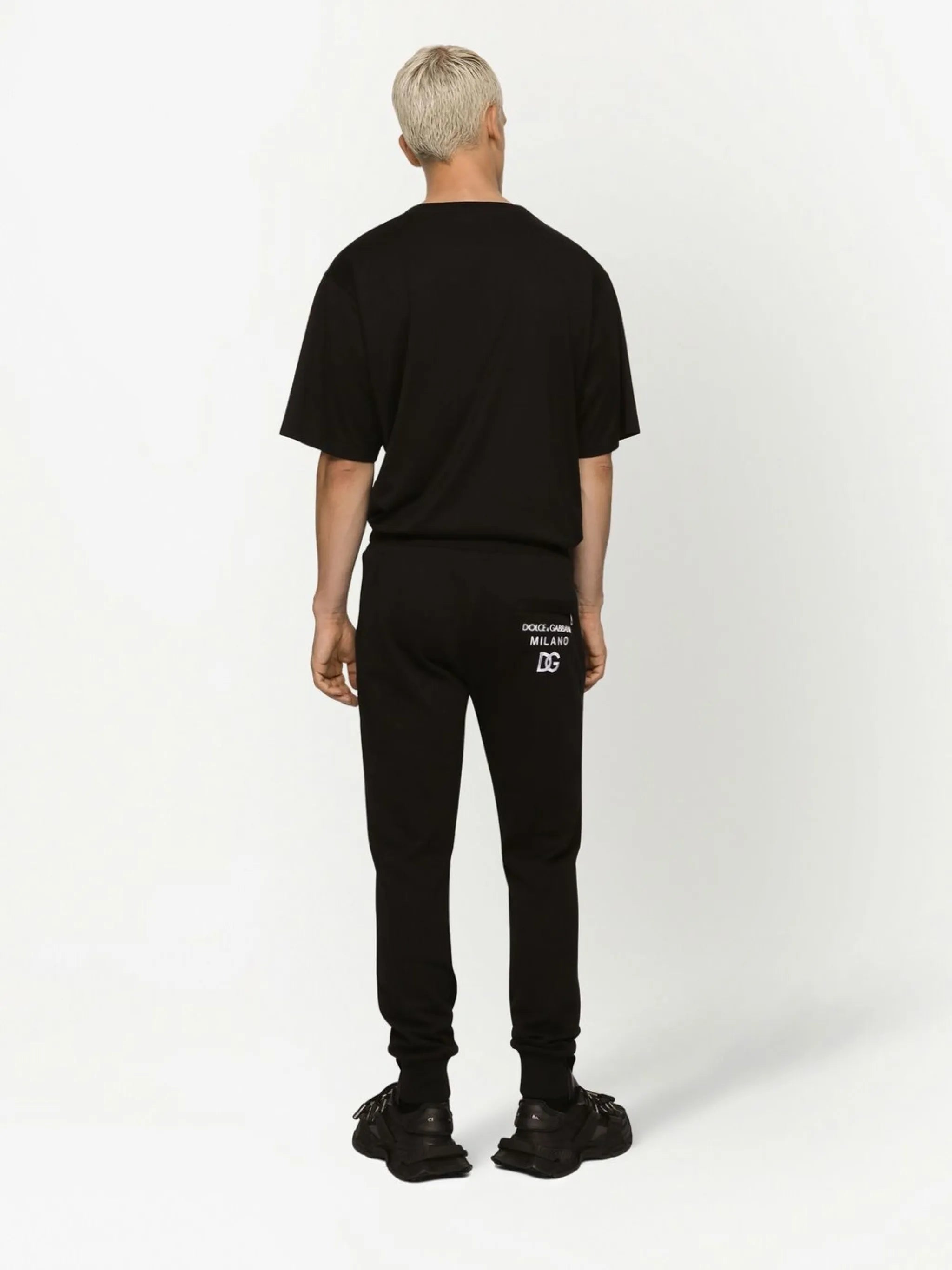 logo-embroidered cotton T-shirt