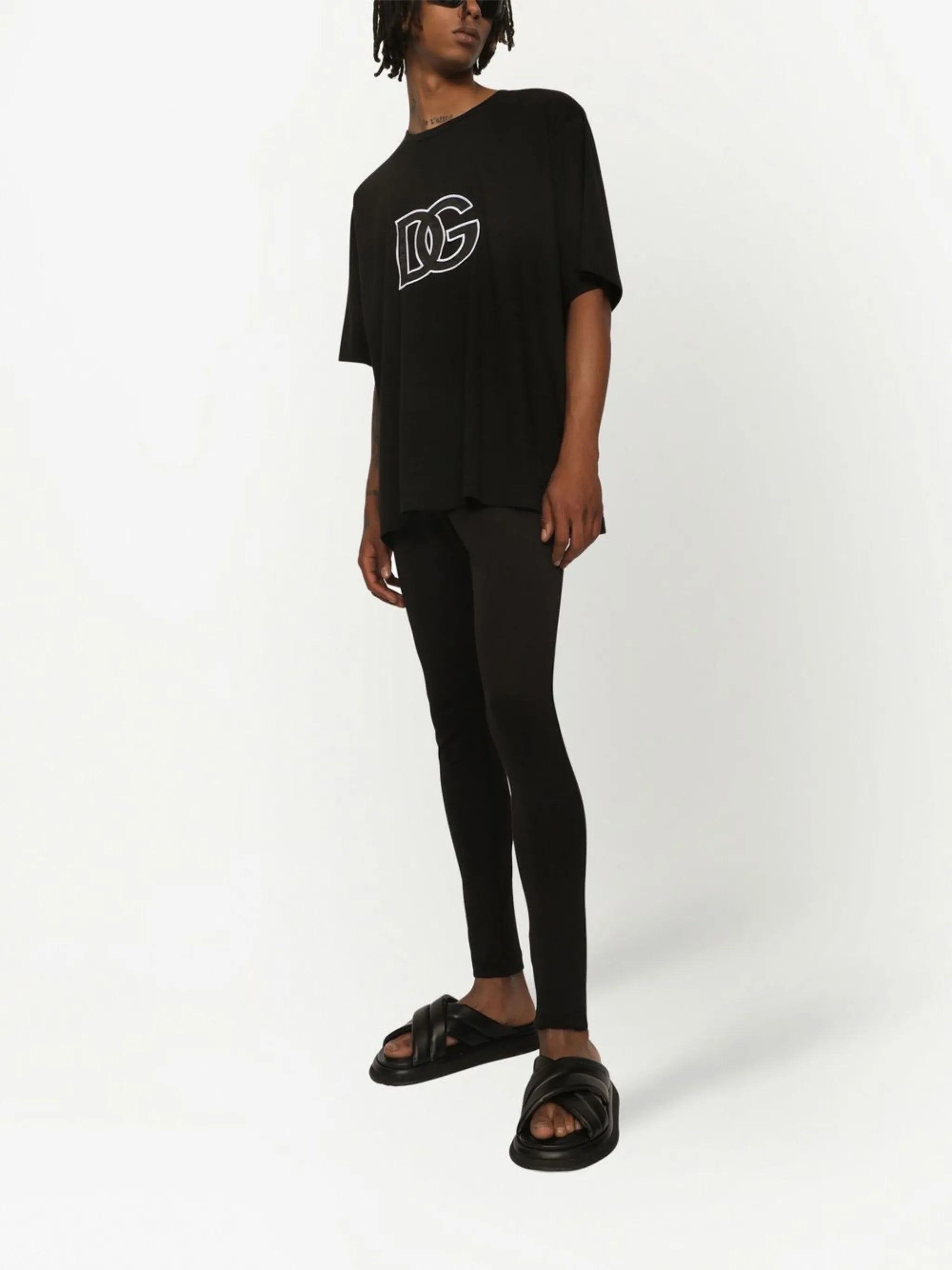 DG-logo print cotton T-shirt