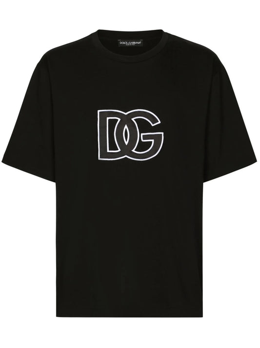 DG-logo print cotton T-shirt