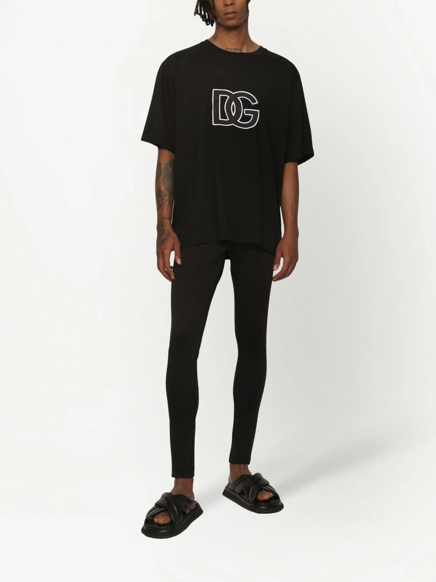 DG-logo print cotton T-shirt