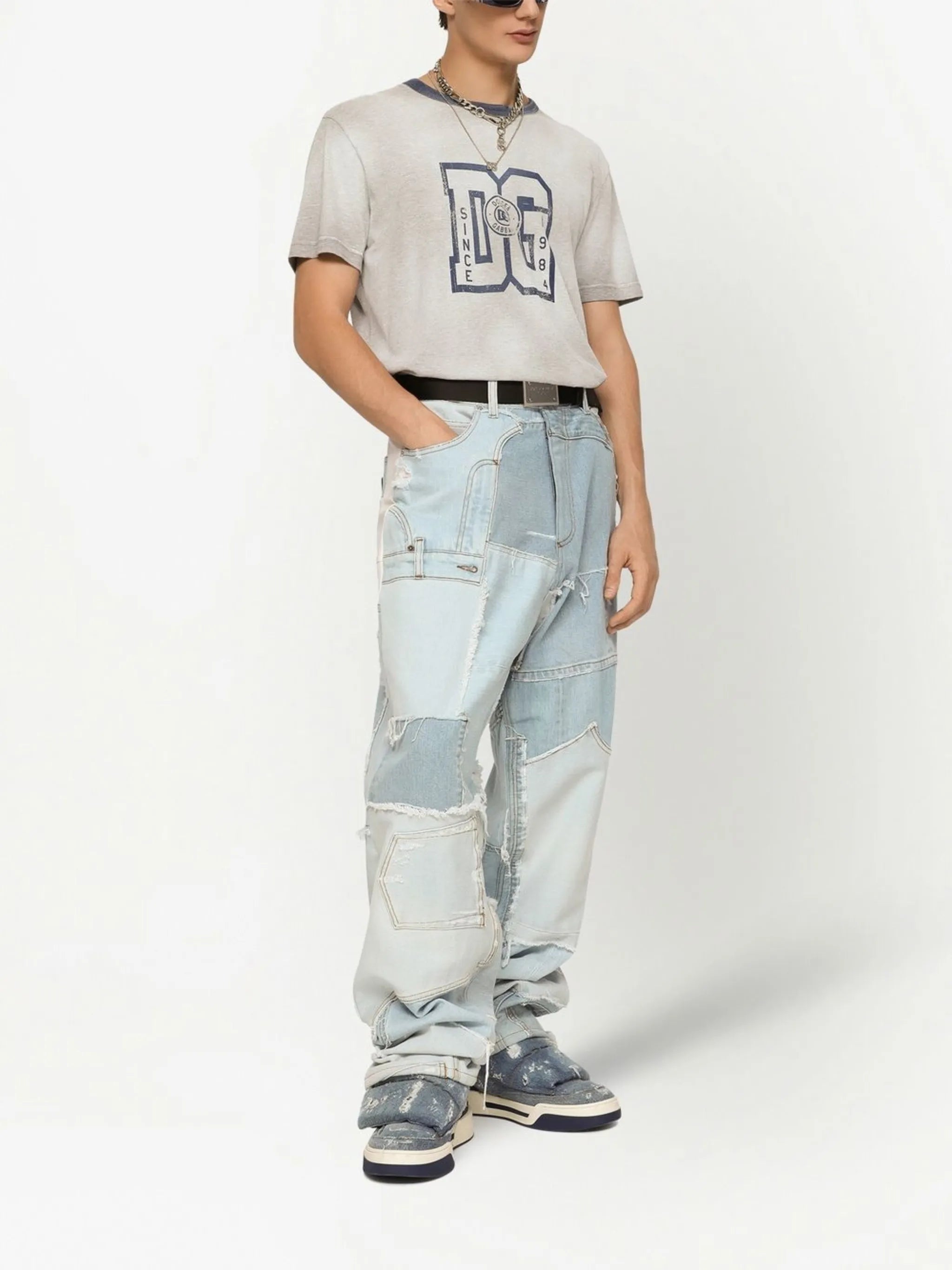 logo-print crew-neck T-shirt