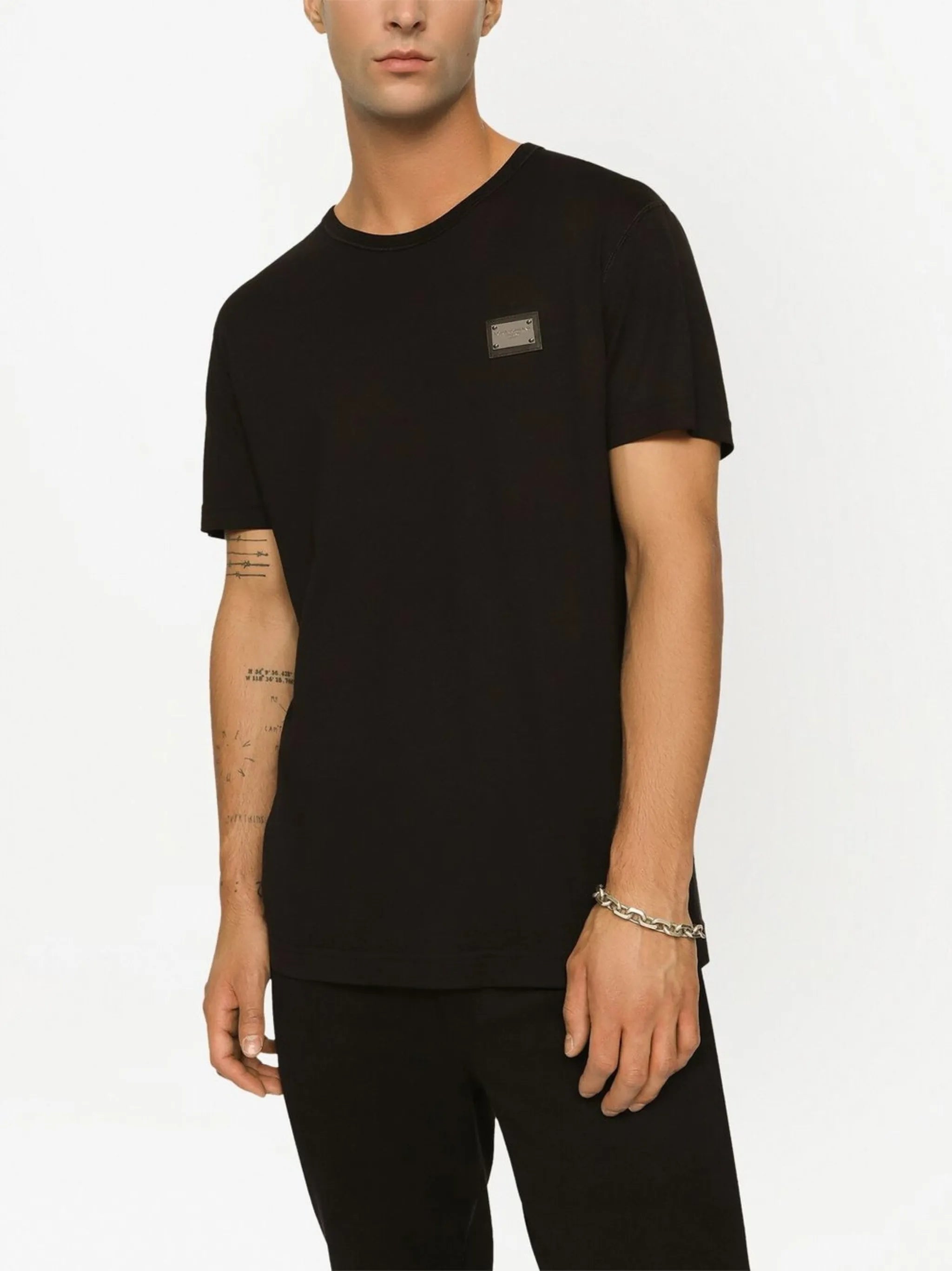 logo-plaque cotton T-shirt