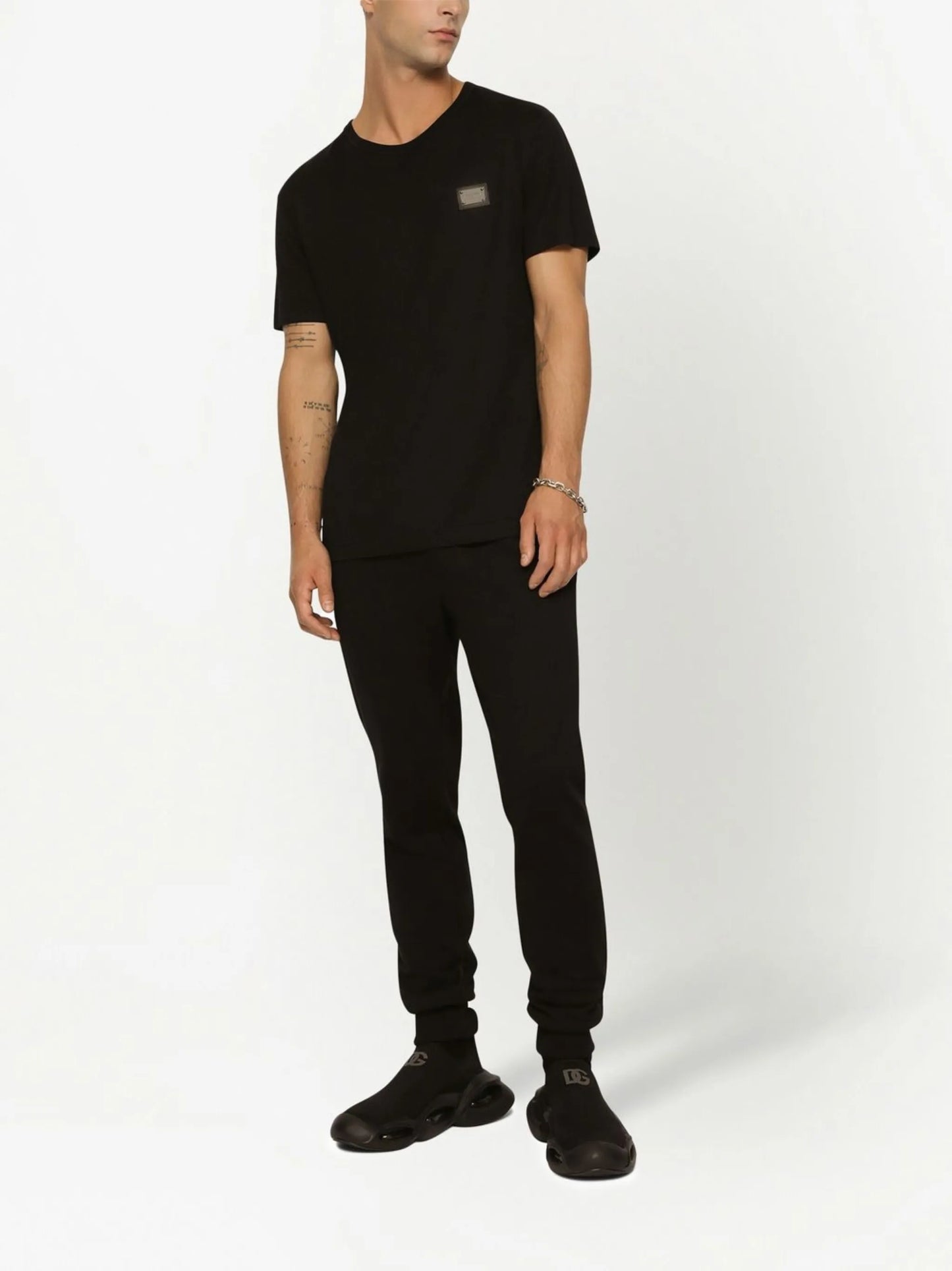 logo-plaque cotton T-shirt