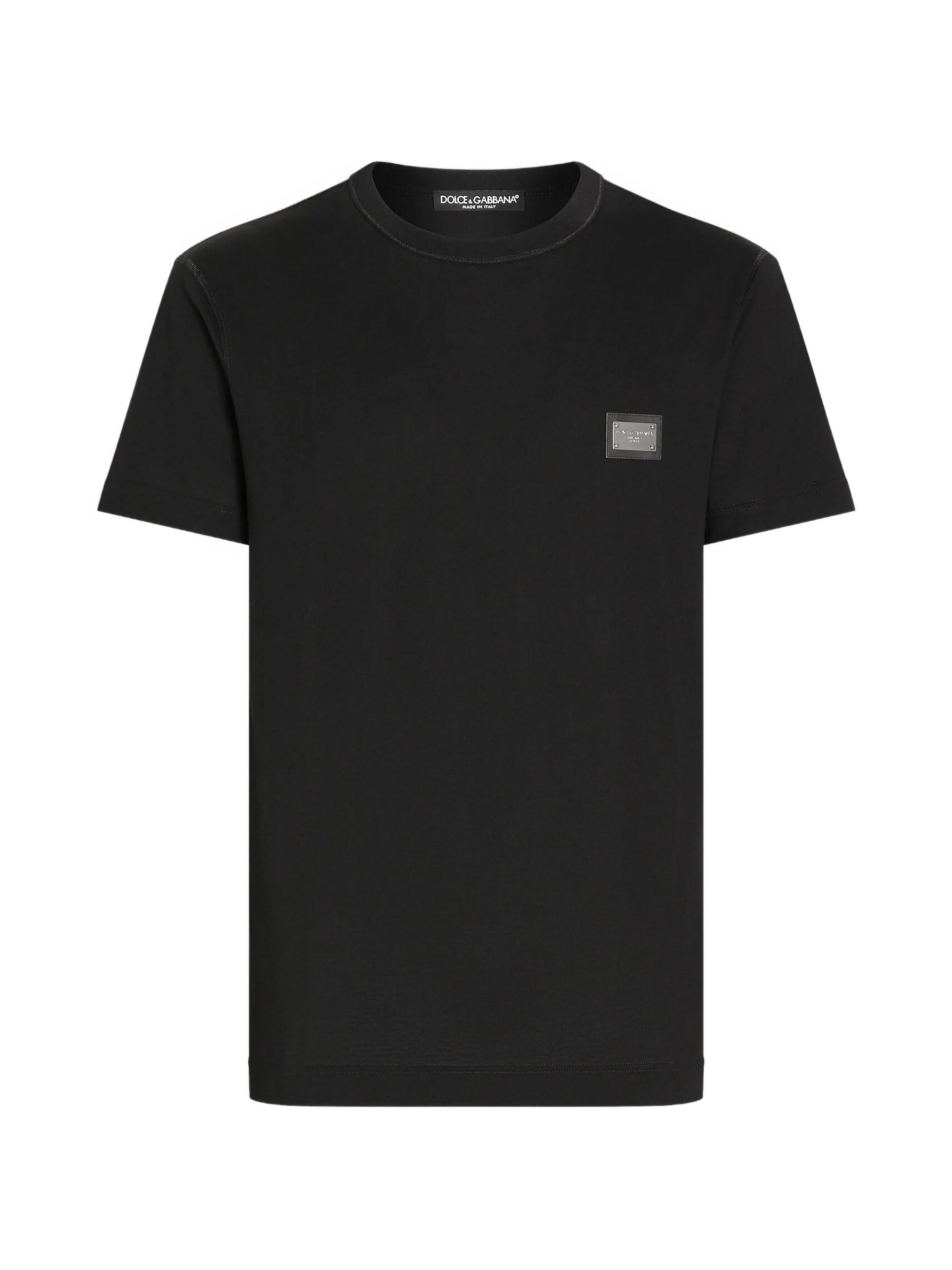 logo-plaque cotton T-shirt