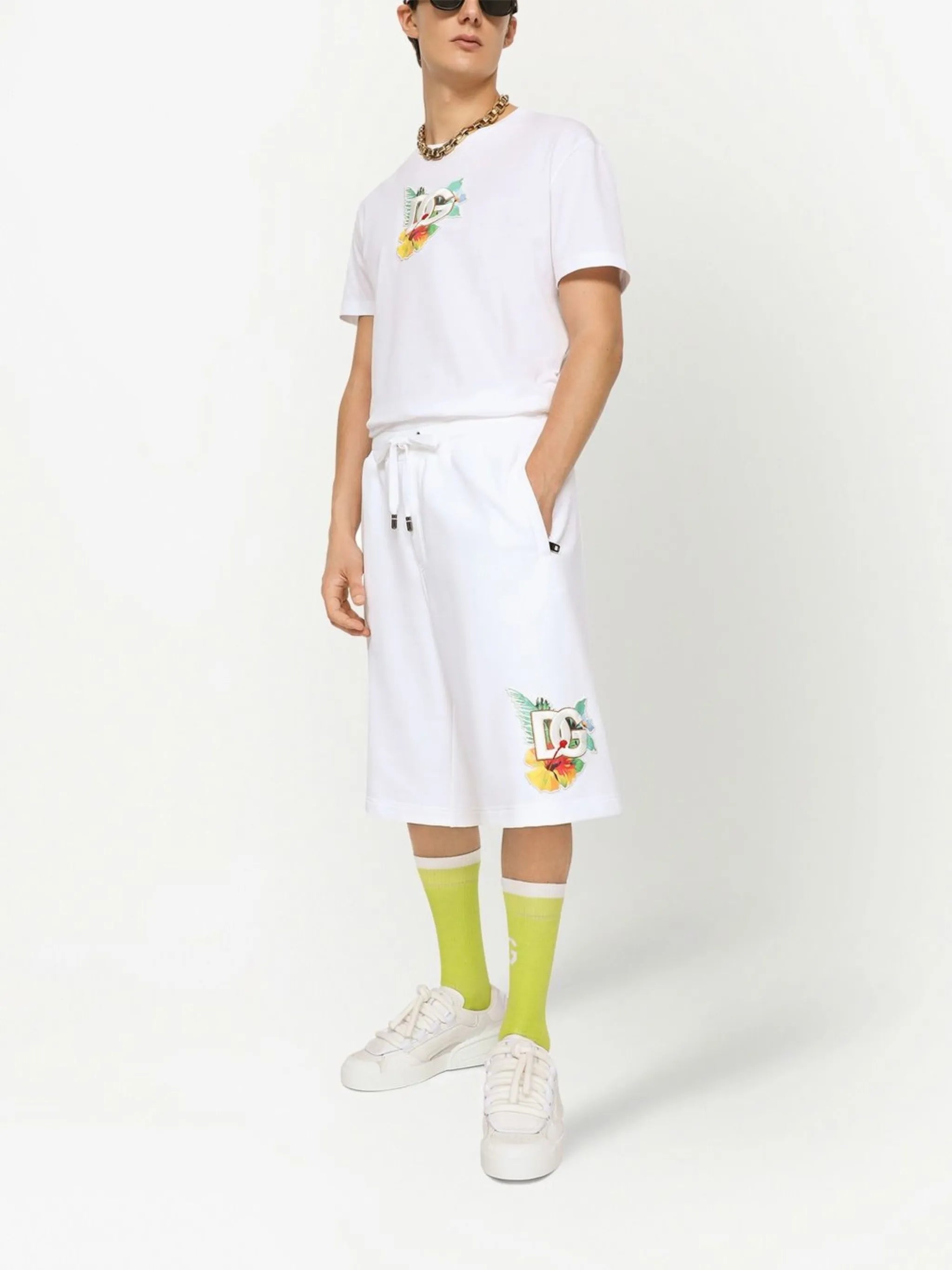 logo-print cotton T-shirt
