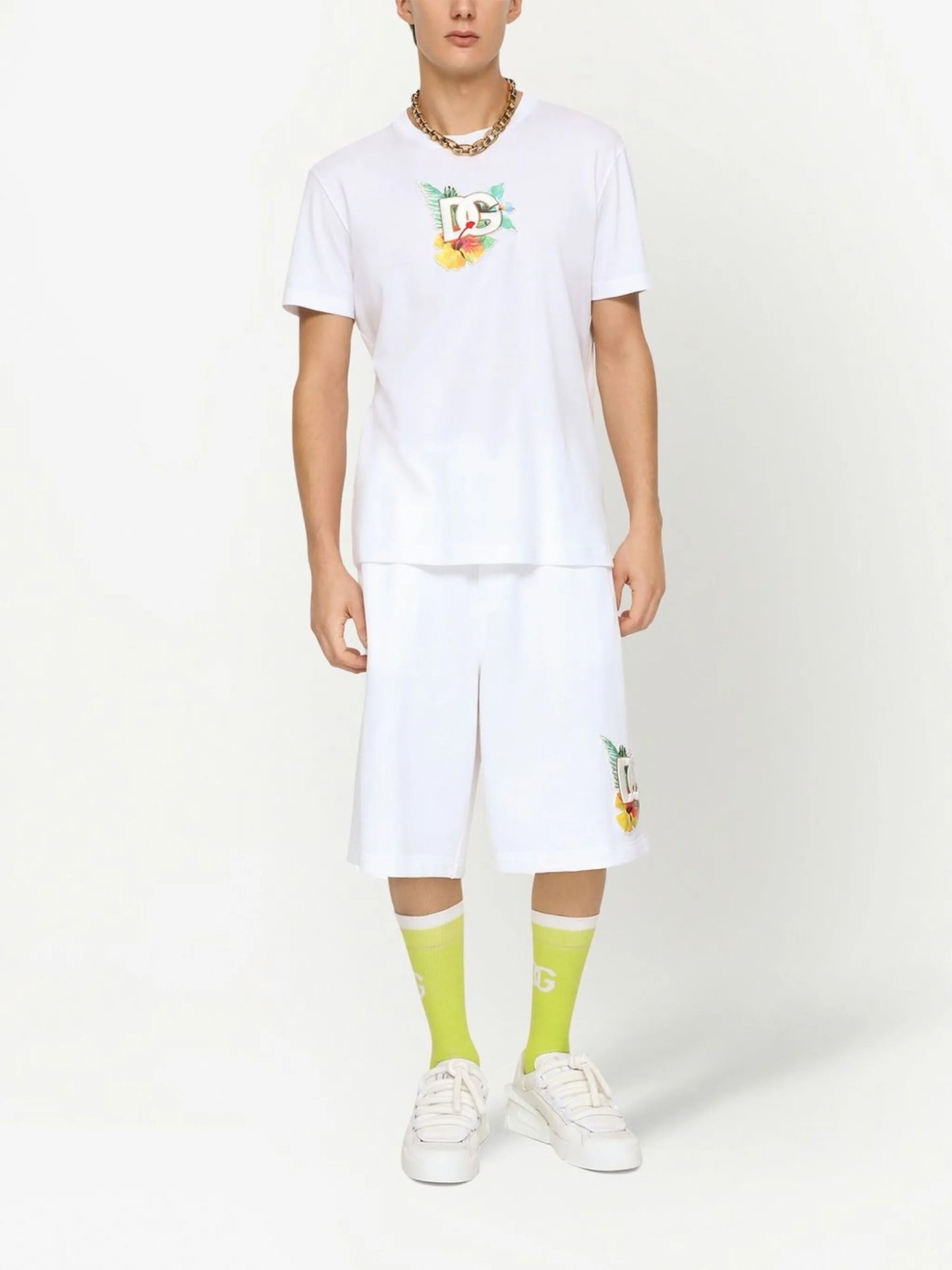 logo-print cotton T-shirt