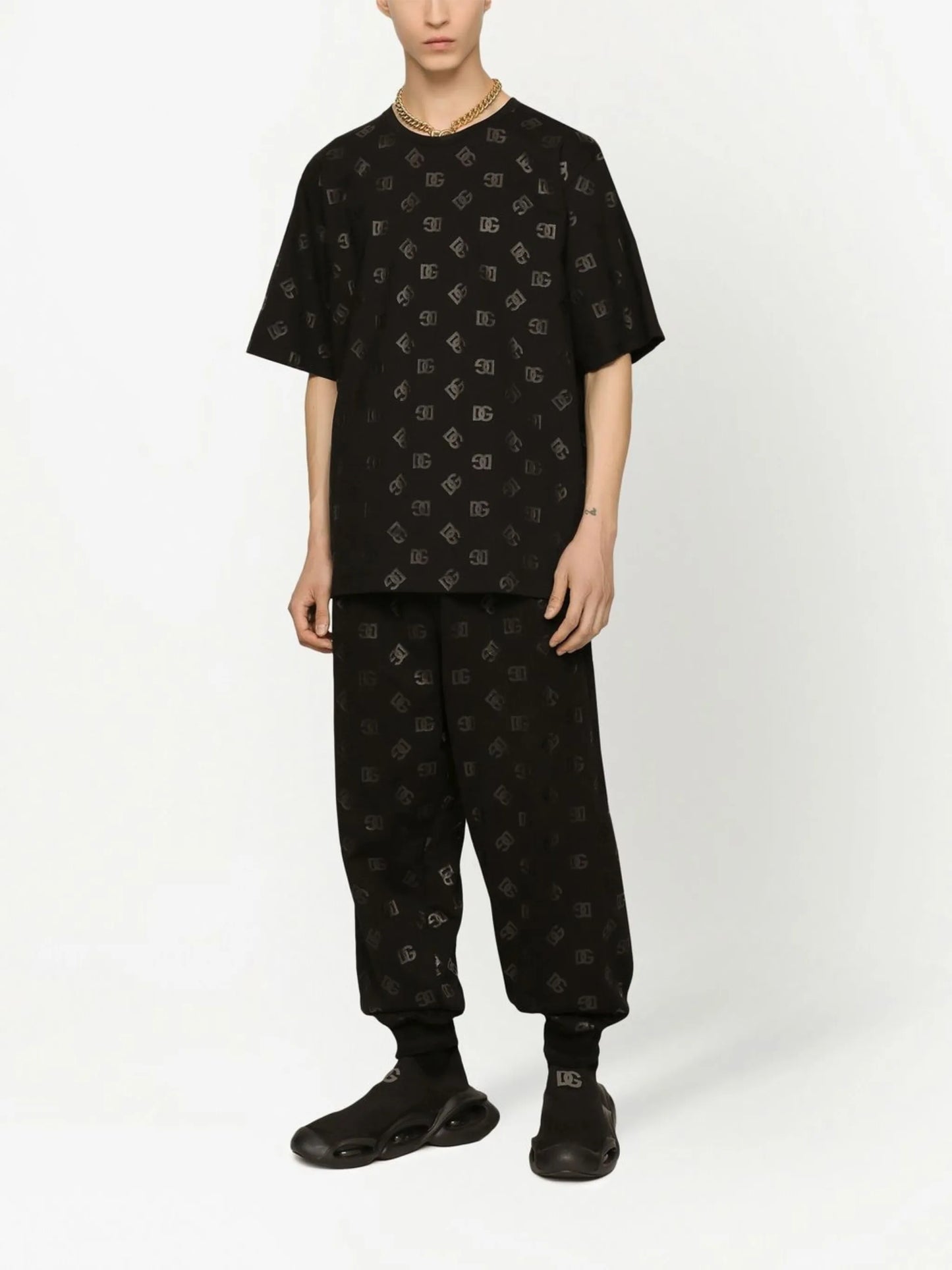 logo-monogram-print T-shirt